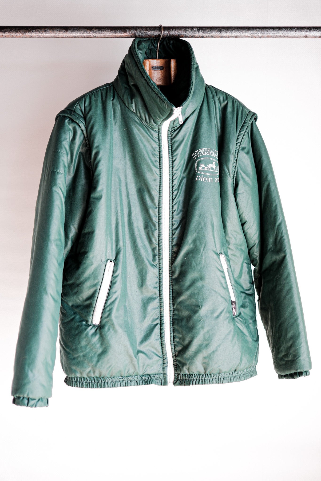 【~80's】Old Hermès Paris Plein Air 2-Way Jacket