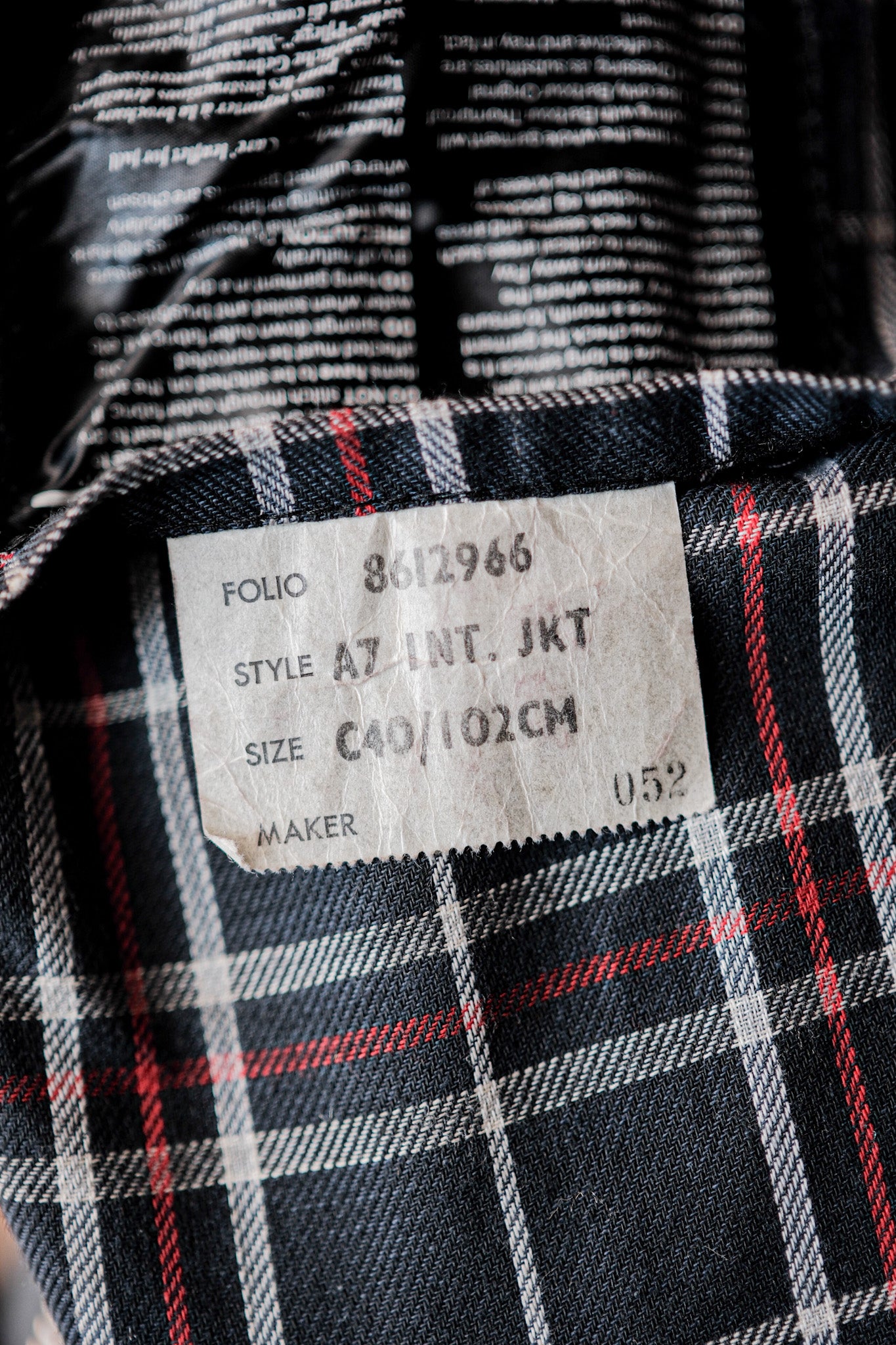 【~80's】Vintage Barbour "INTERNATIONAL SUIT" With Liner 2 Crest Size.40