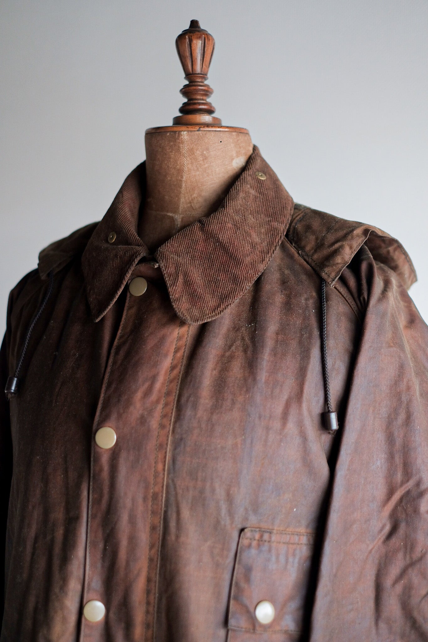 【~60's】Vintage Barbour "Solway Zipper" Yellow Label