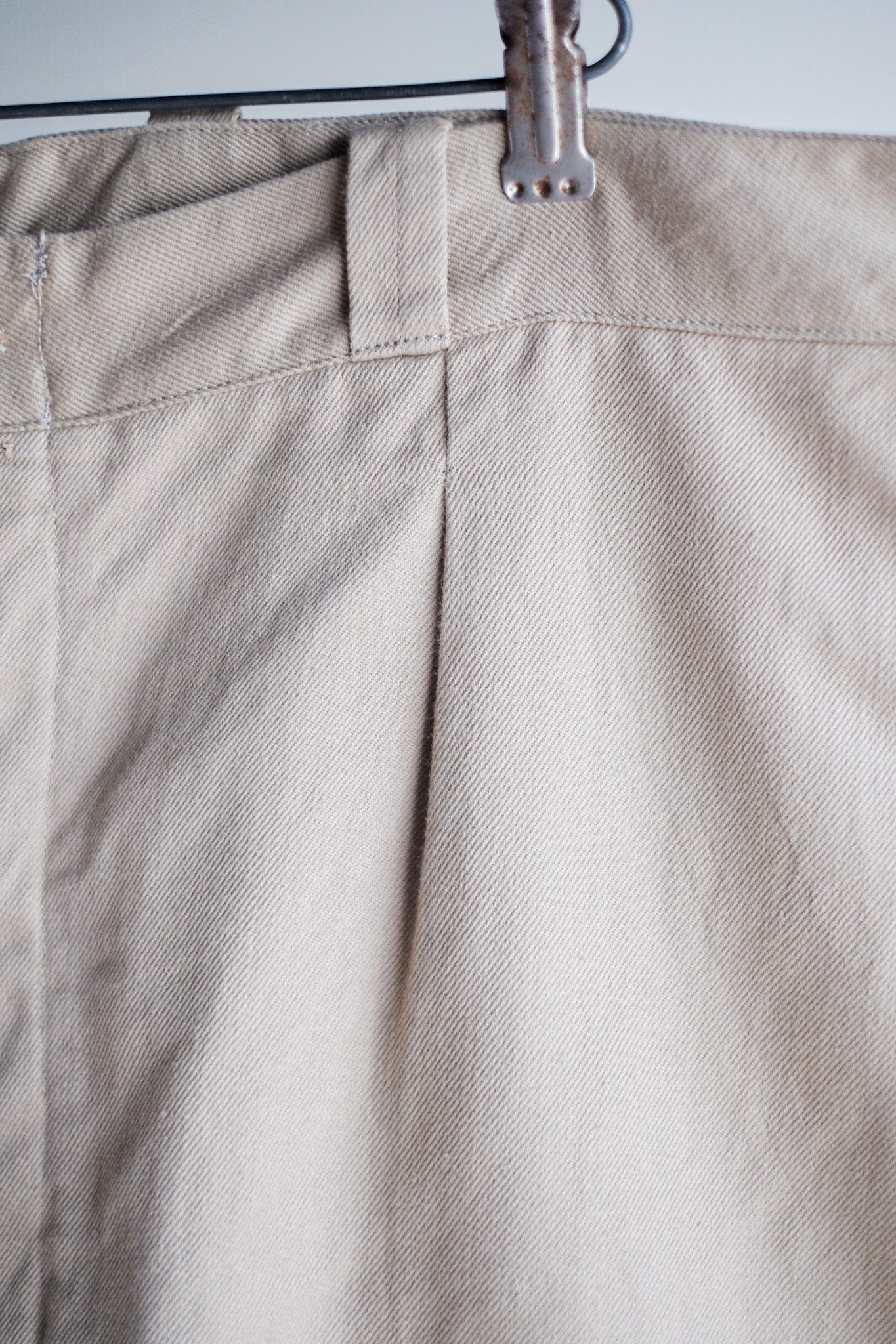 【~60's】French Army M52 Chino Trousers Size.16 "Dead Stock"