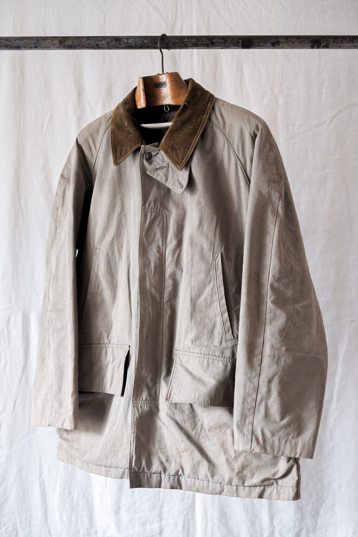 【~60's】French Vintage Cotton Hunting Jacket "Belle Jardiniere"