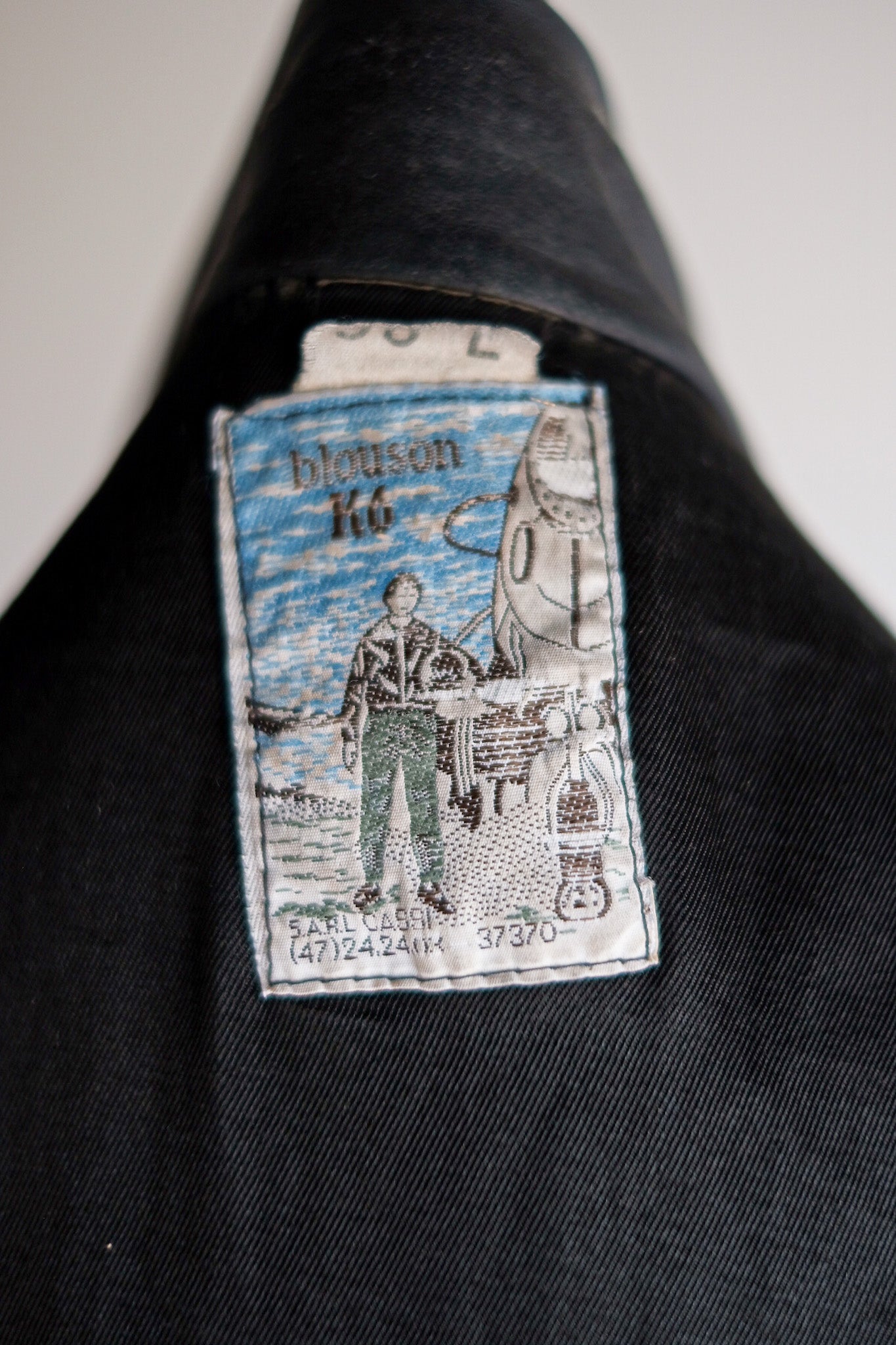 【~80's】French Air Force Pilot Leather Jacket