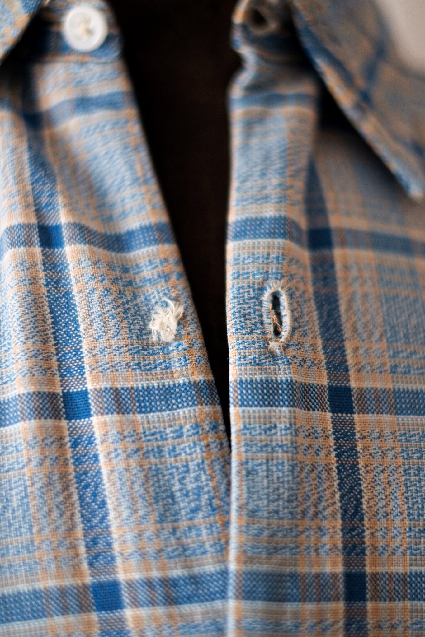 【~40's】French Vintage Grandpa Shirt