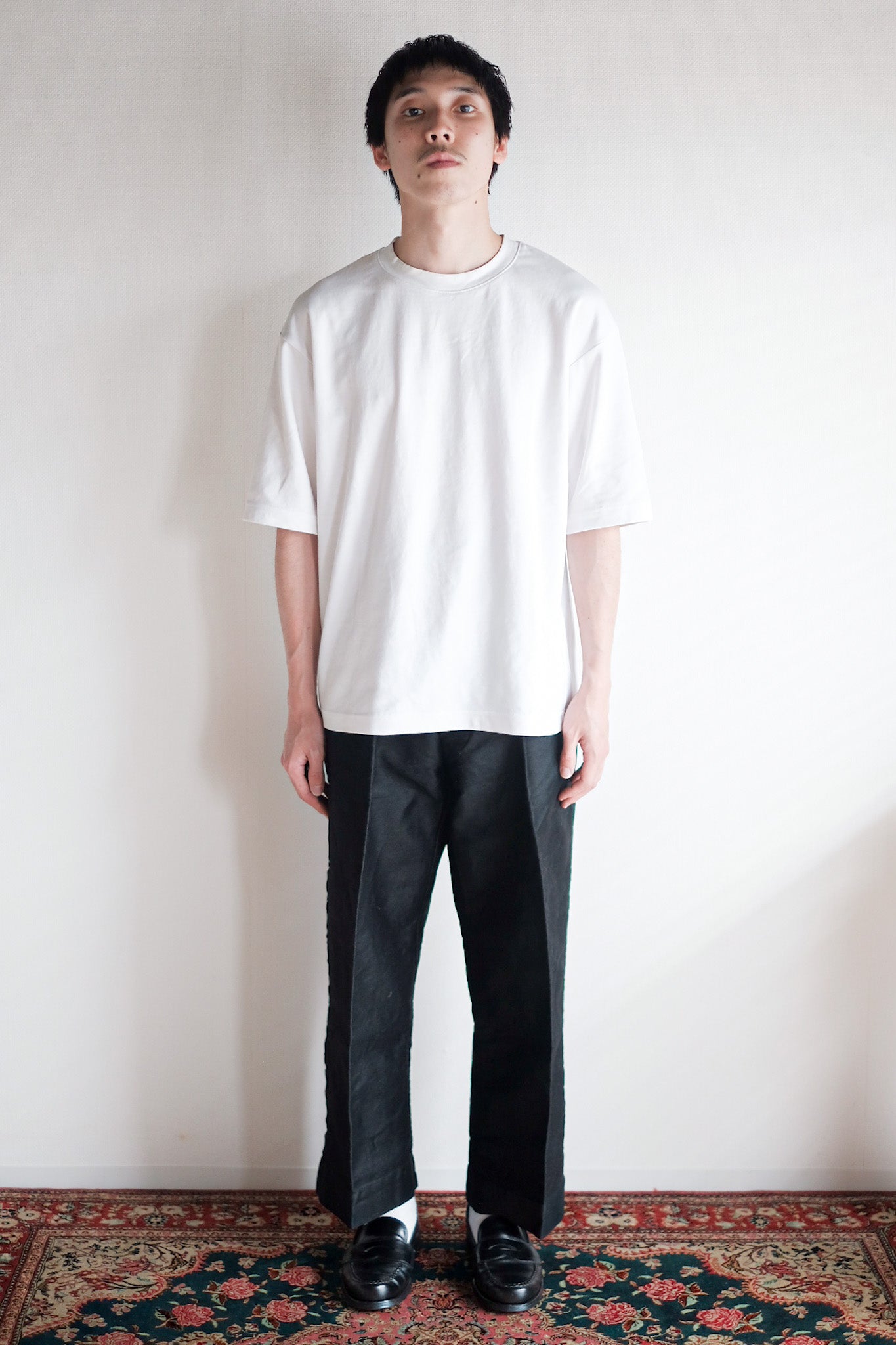 【~40's】French Vintage Black Moleskin Work Pants "Dead Stock"