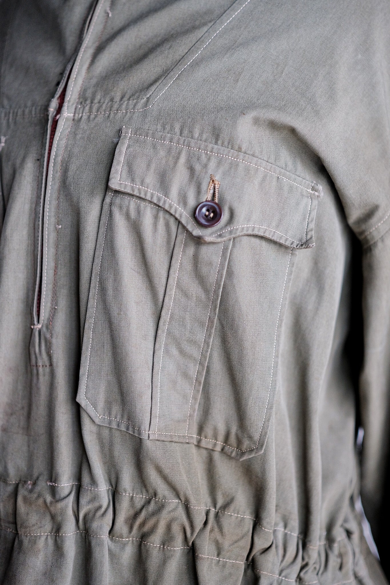 【~40's】German Vintage Cotton Mountain Smock