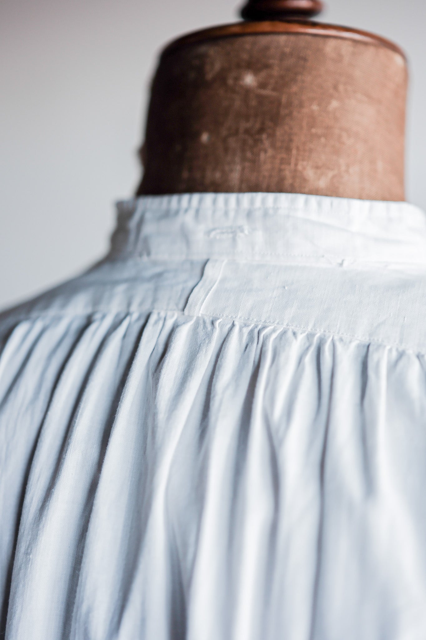 【~30's】French Vintage Cotton Dress Shirt "Belle Jardiniere"