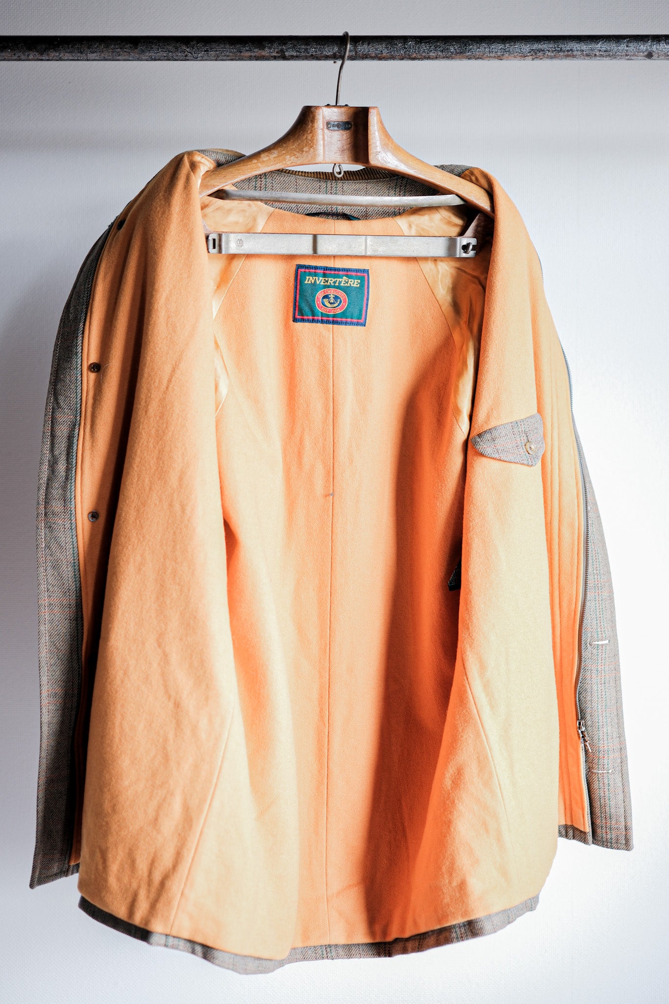 【~90's】Old INVERTERE Corduroy Collar Wool Jacket
