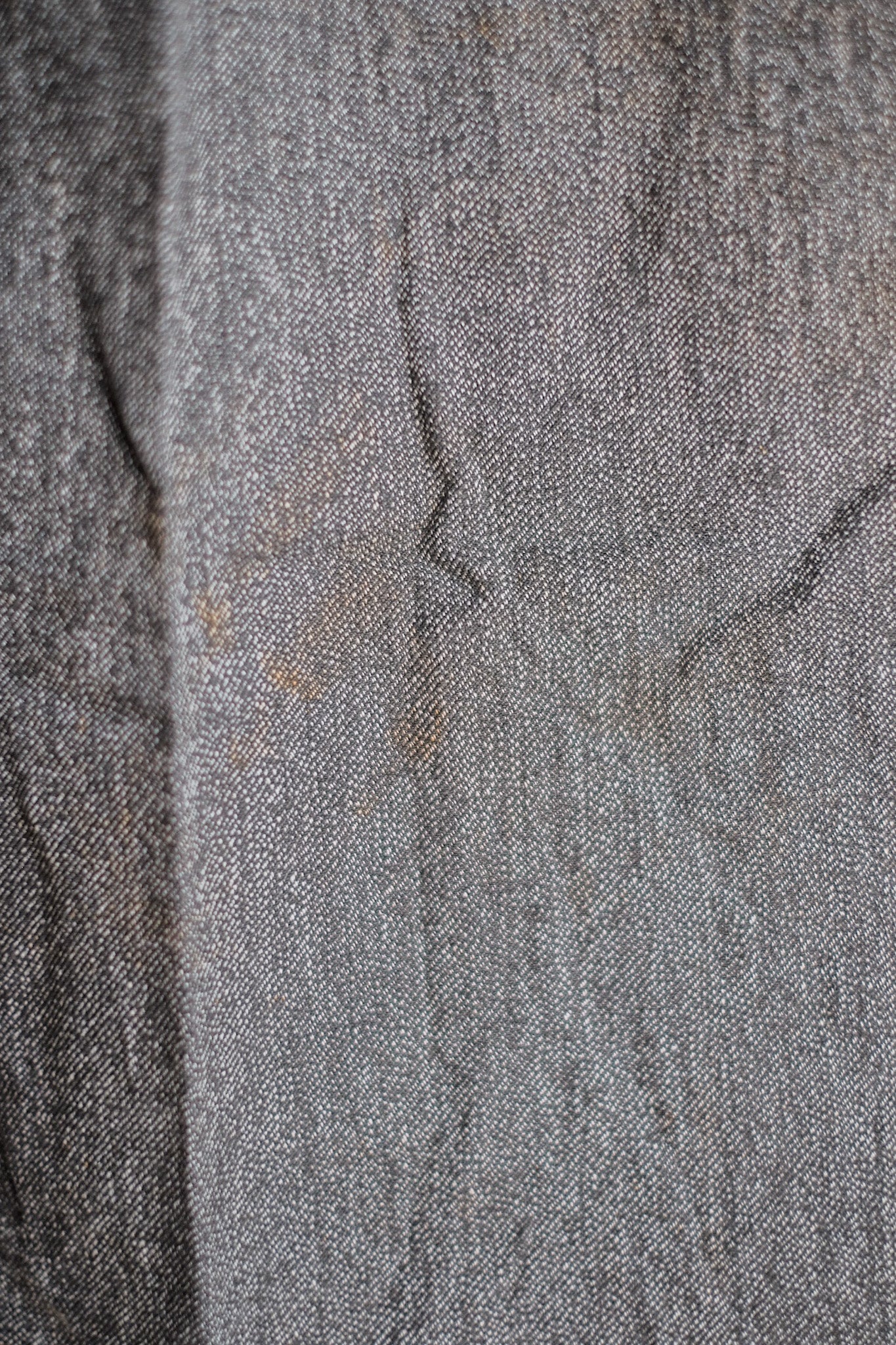 【~40's】French Vintage Black Chambray Atelier Coat