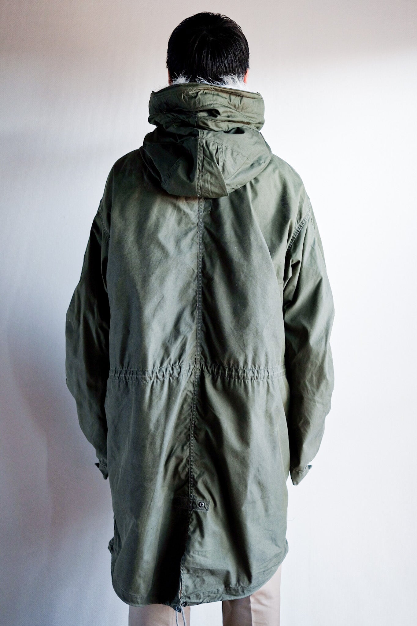【~80's】U.S.ARMY M-65 Fishtail Parka Size.MEDIUM "Full Set"