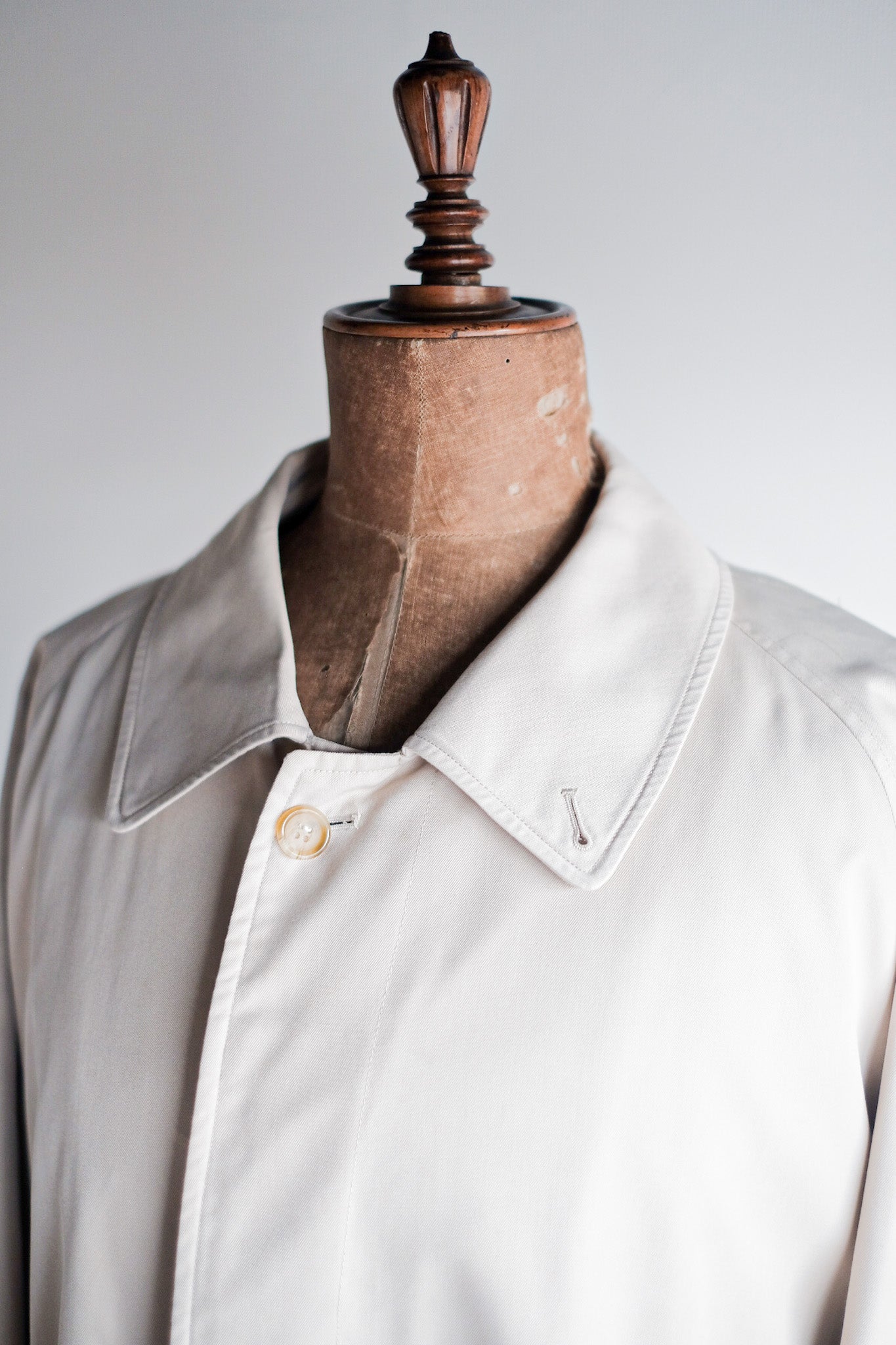 【~80's】Vintage Burberry's Single Raglan Balmacaan Coat