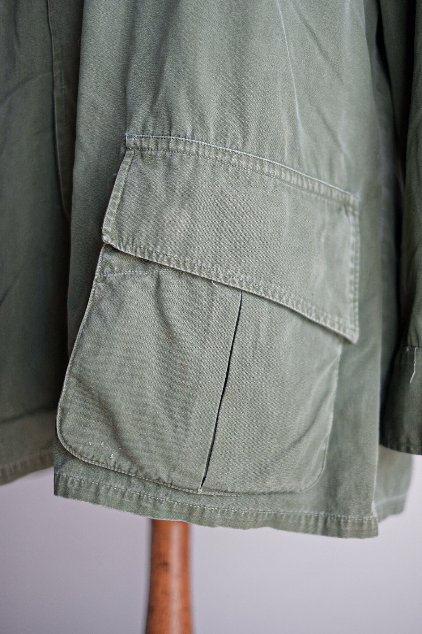 【~60's】US Army Jungle Fatigue Jacket "3rd Type" Size.LARGE-REGULAR