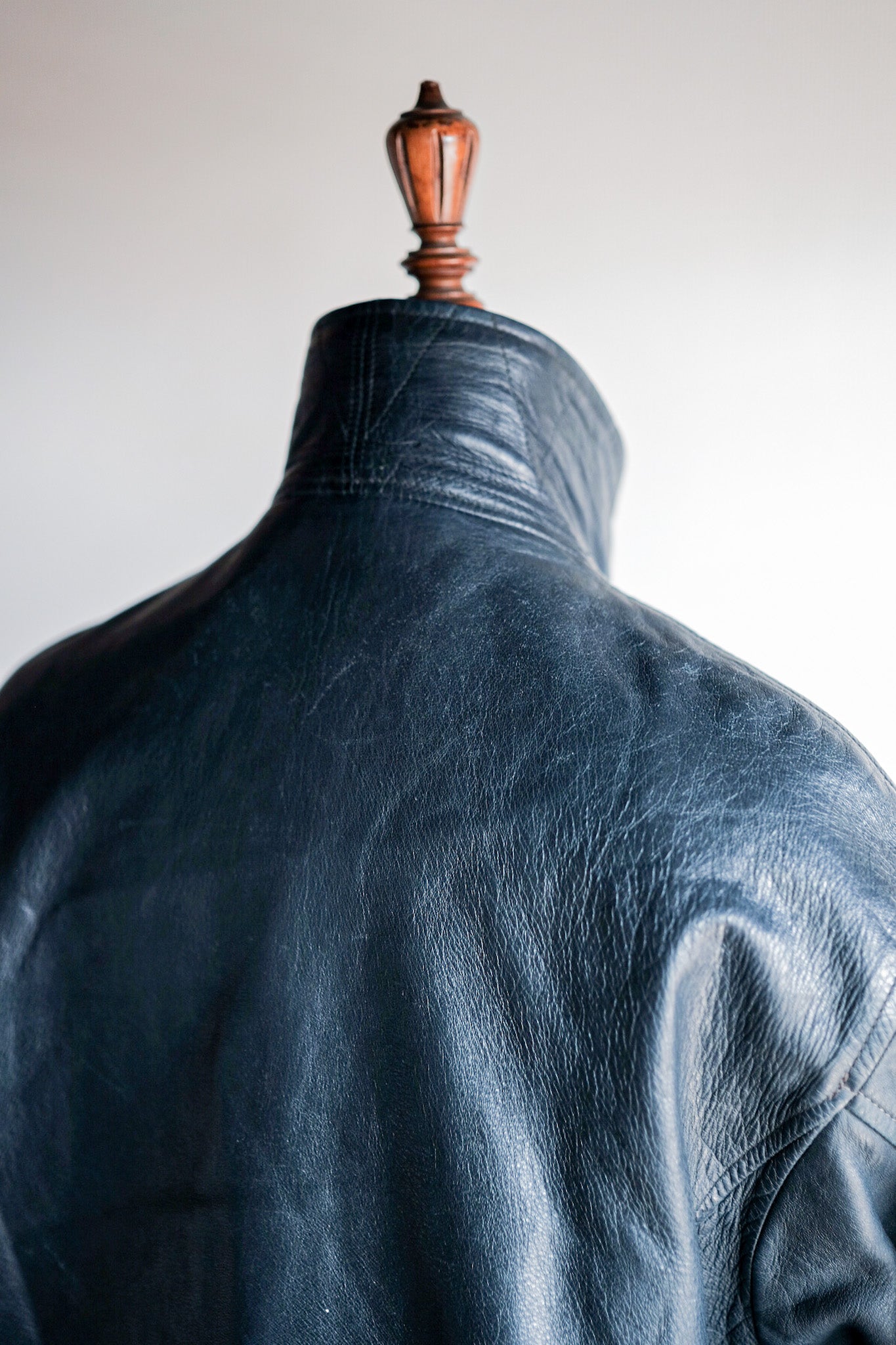 【~70's】French Air Force Pilot Leather Jacket