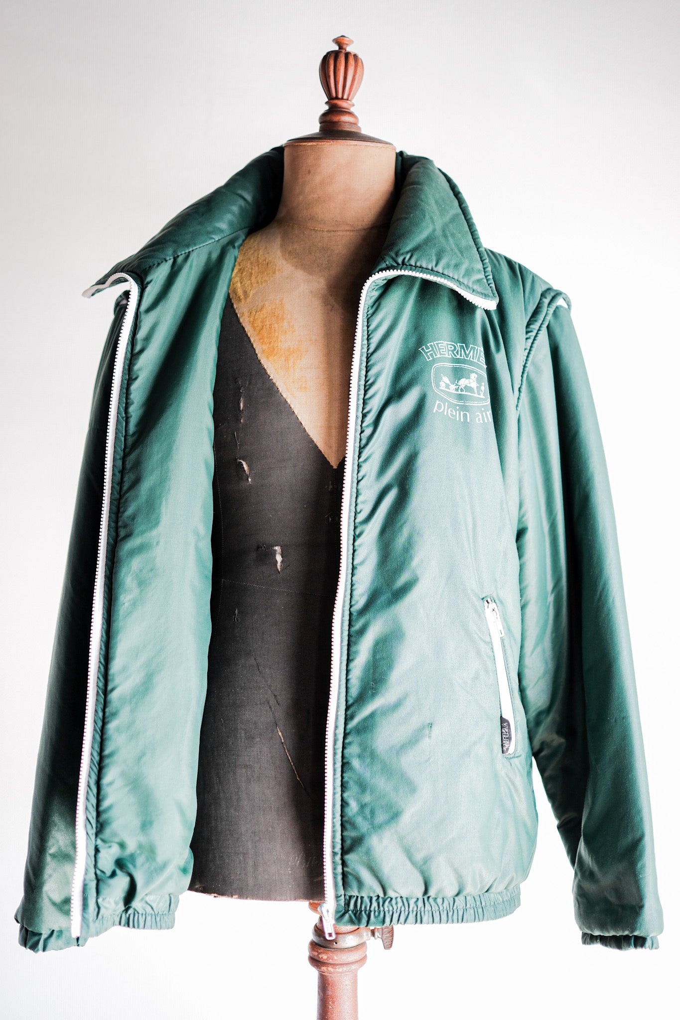 【~80's】Old Hermès Paris Plein Air 2-Way Jacket