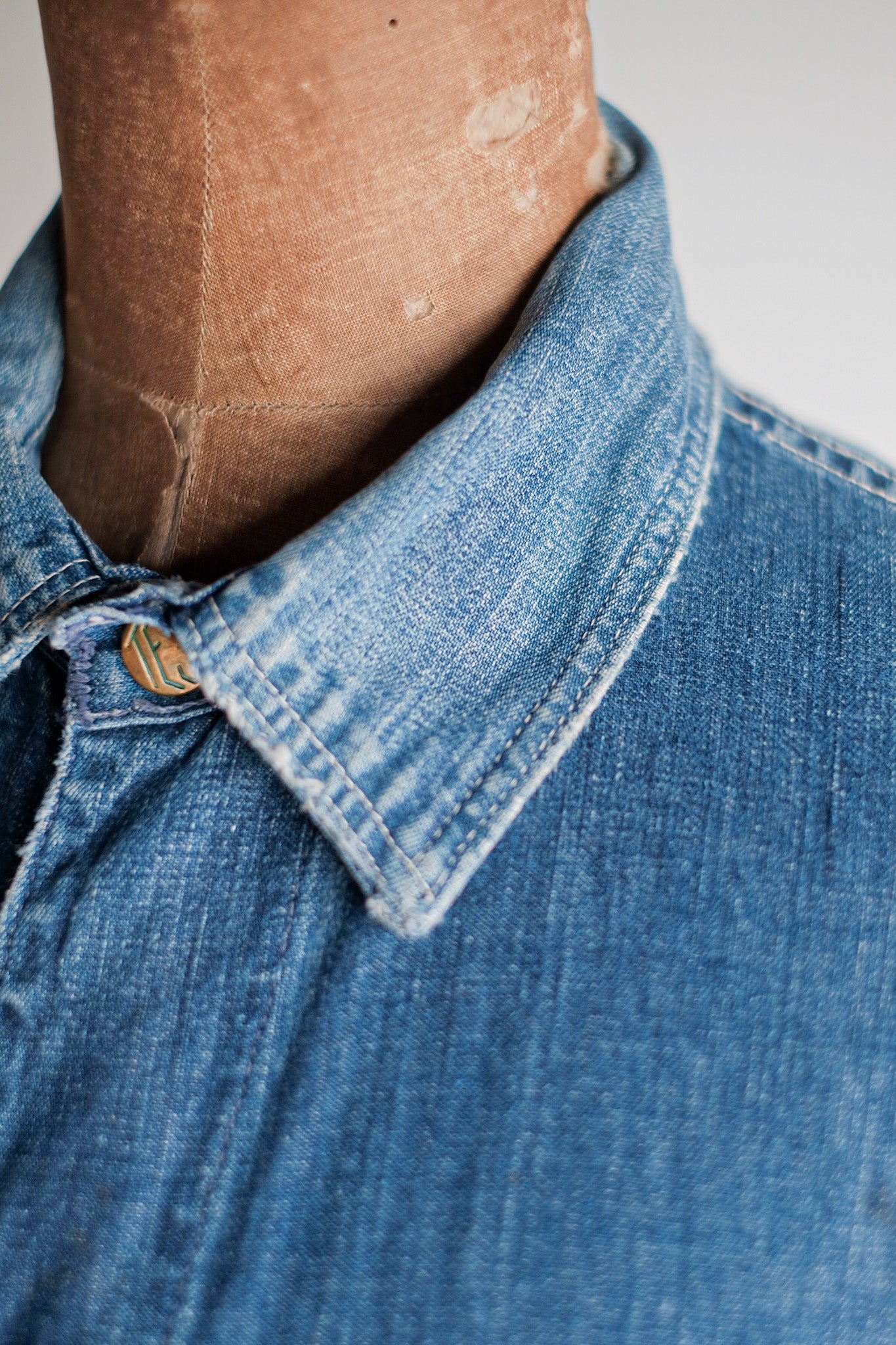 【~40's】American Vintage Denim Coverall "TEST by Rice-Stix"