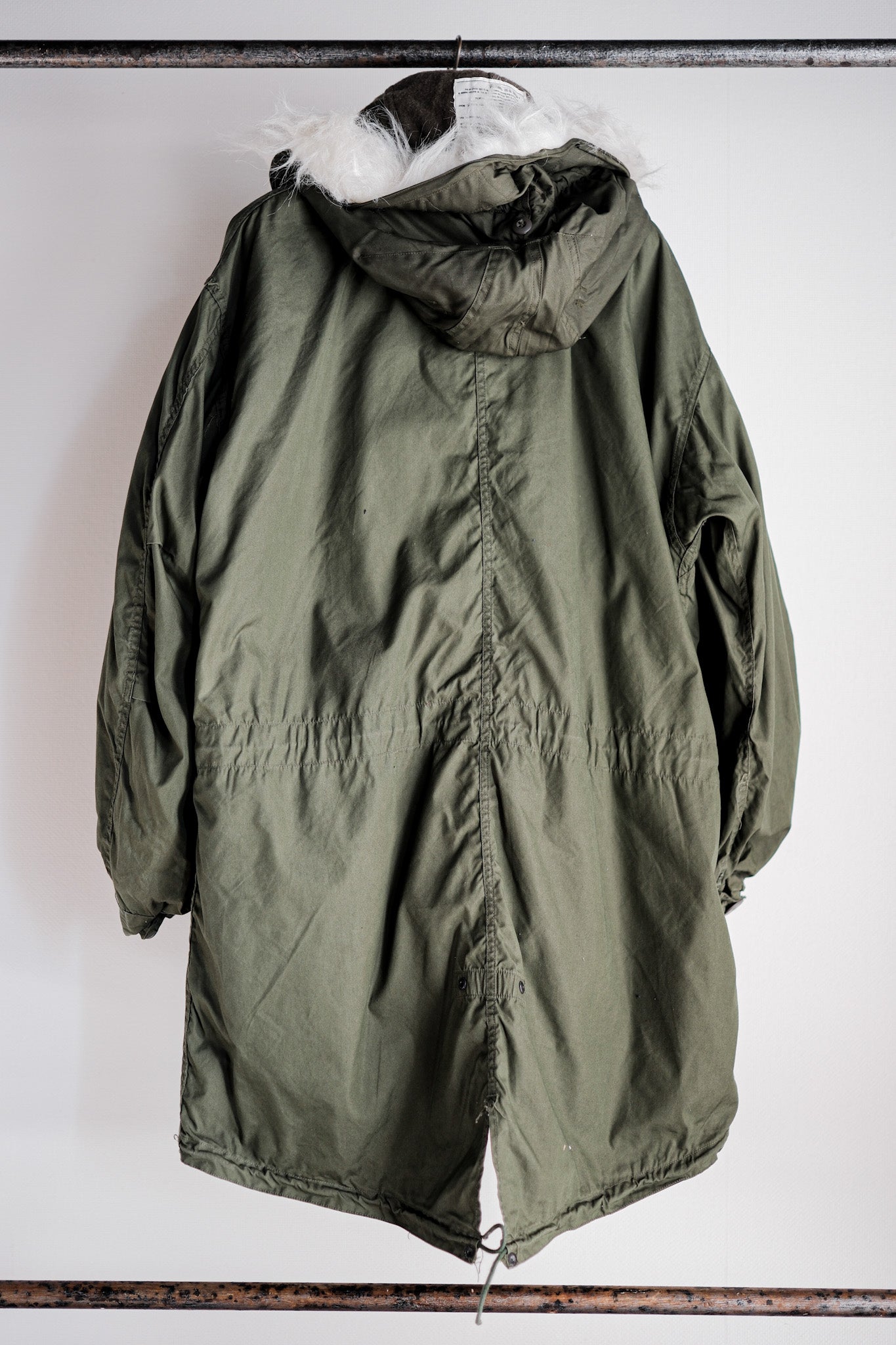 【~80's】U.S.ARMY M-65 Fishtail Parka Size.MEDIUM "Full Set"