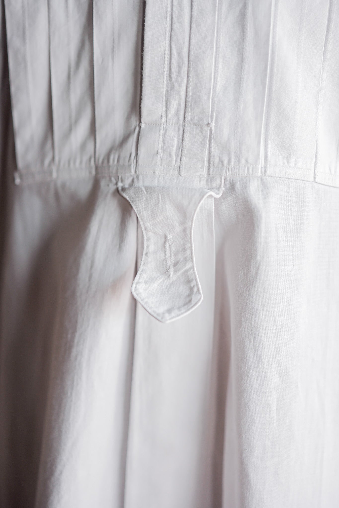 【~30's】French Vintage Cotton Dress Shirt "Belle Jardiniere"