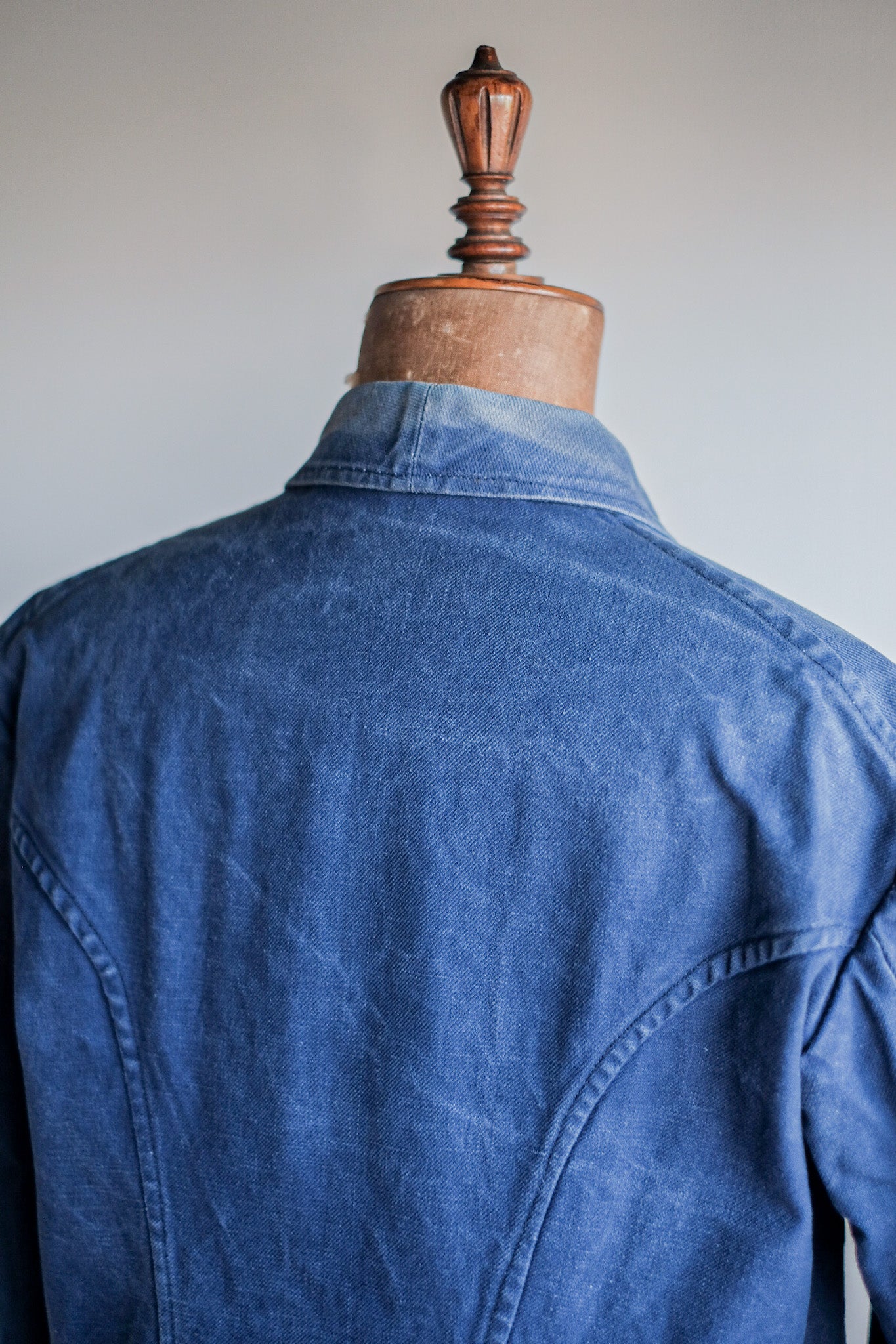 【~30's】French Vintage Indigo Metis Fireman Jacket