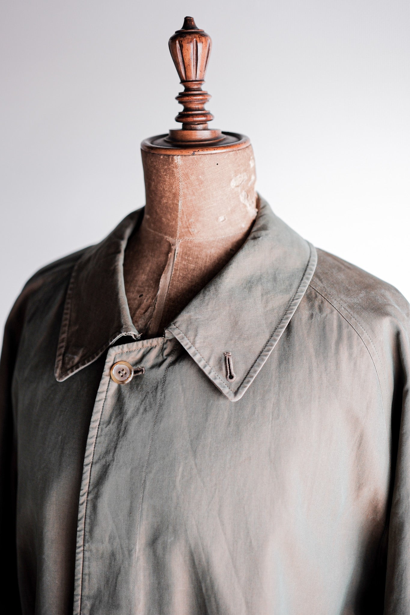 【~80's】Vintage Burberry's Single Raglan Balmacaan Coat C100 Size.54REG "TAMAMUSHI"