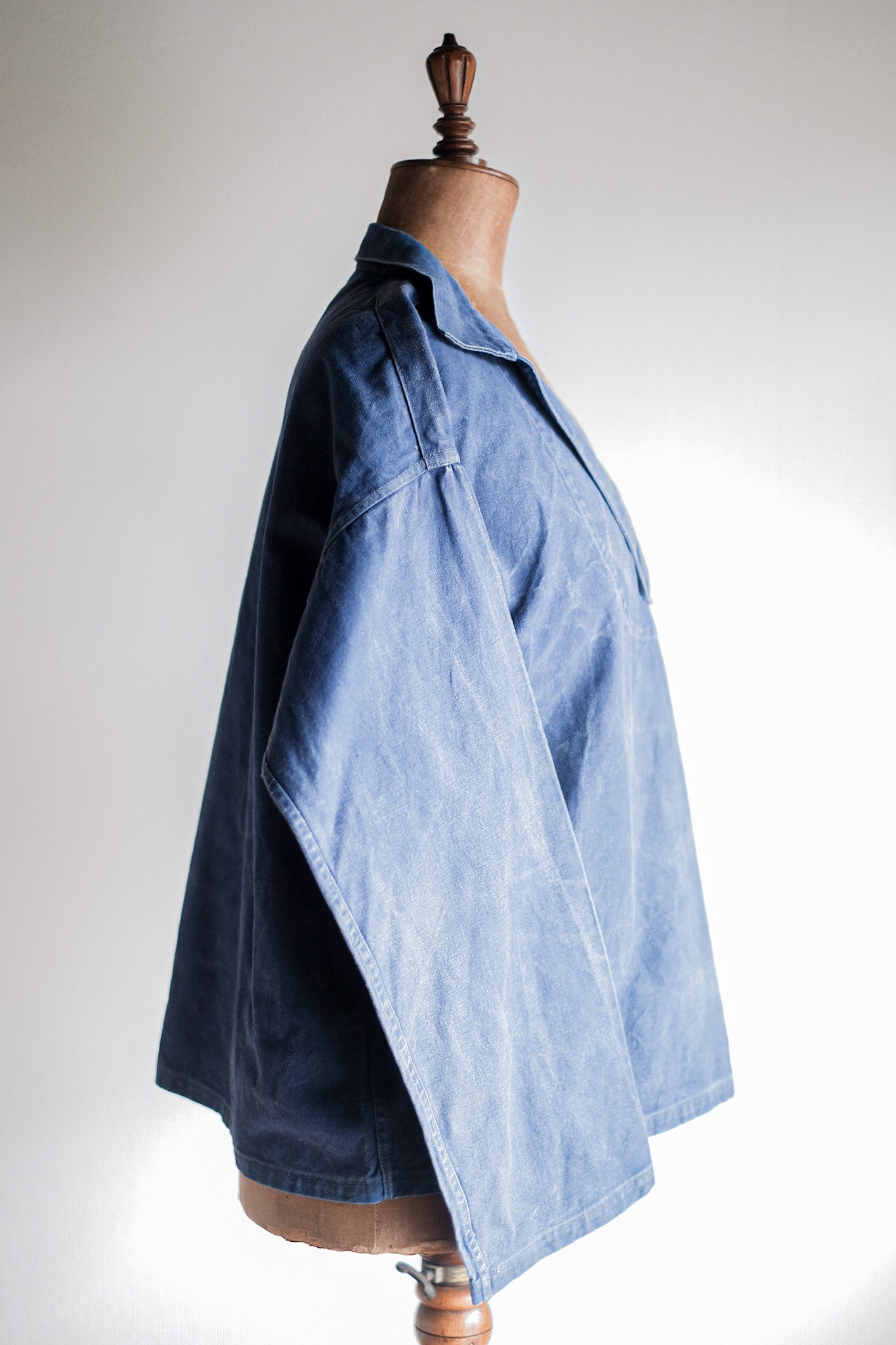 【~50's】French Vintage Indigo Metis Fisherman Smock