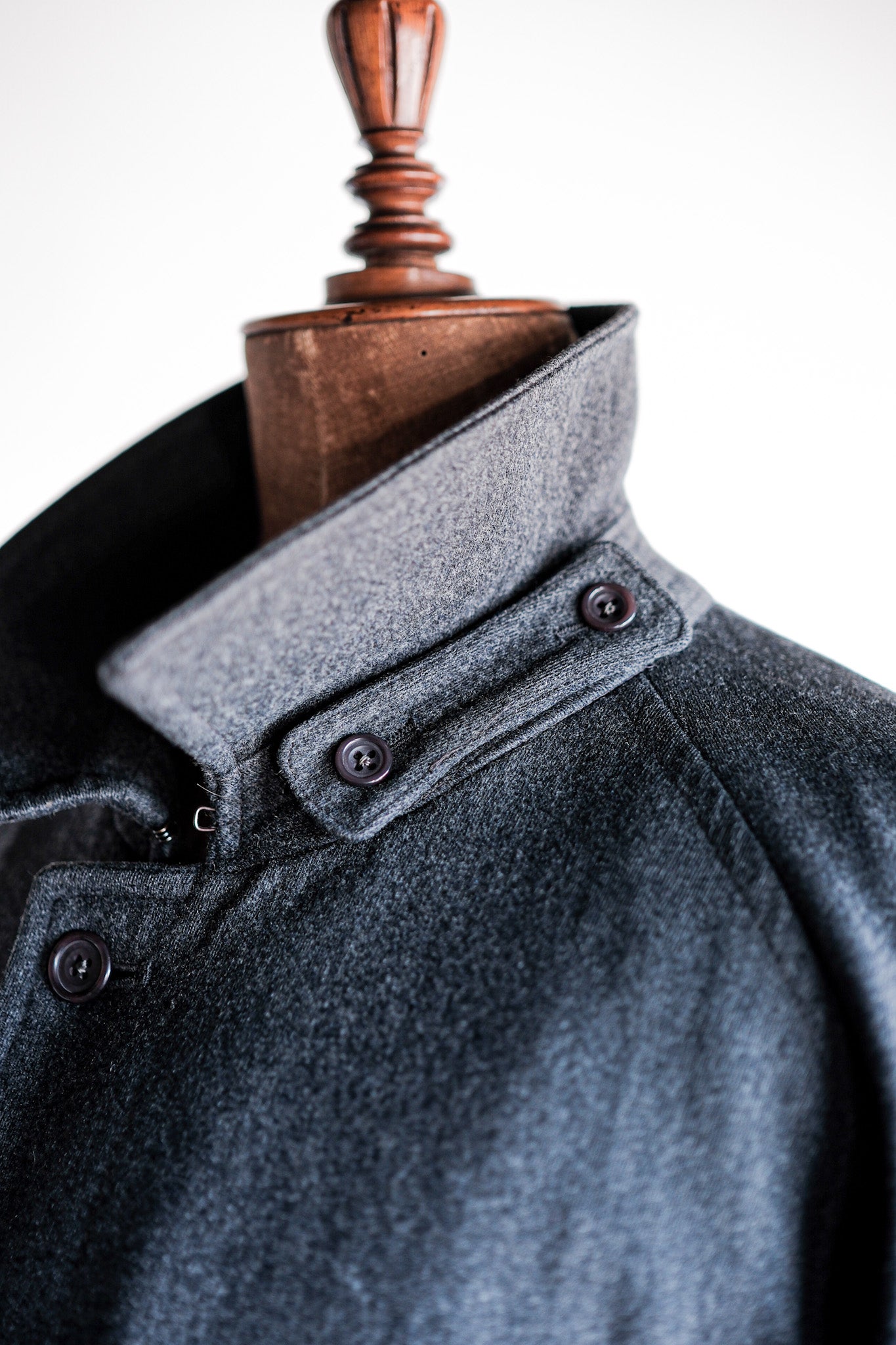 【~70's】Vintage Aquascutum Single Raglan Wool Rider Coat