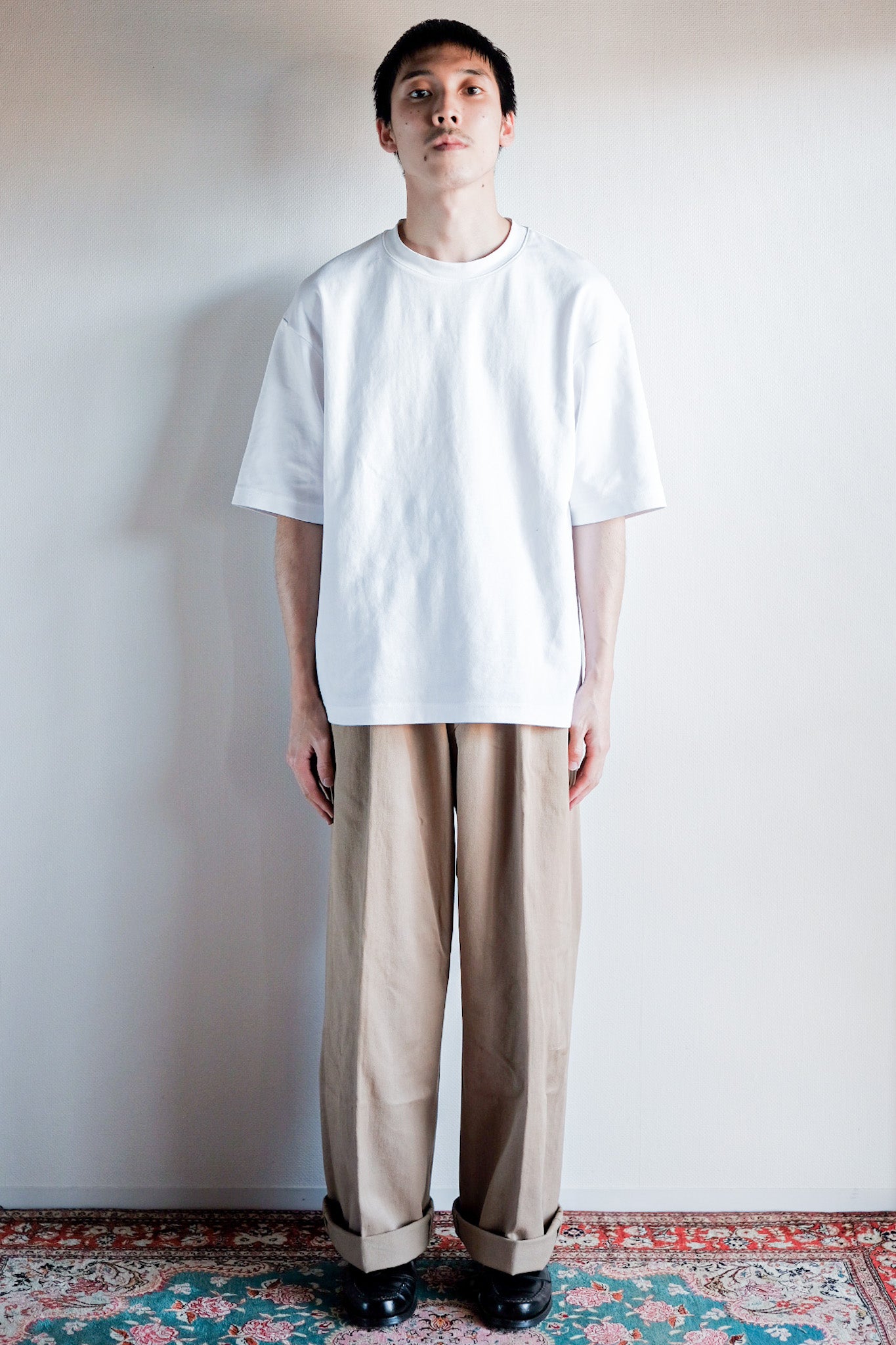 【 ~ 50's 】กางเกงขายาวผ้าฝ้ายวินเทจฝรั่งเศส