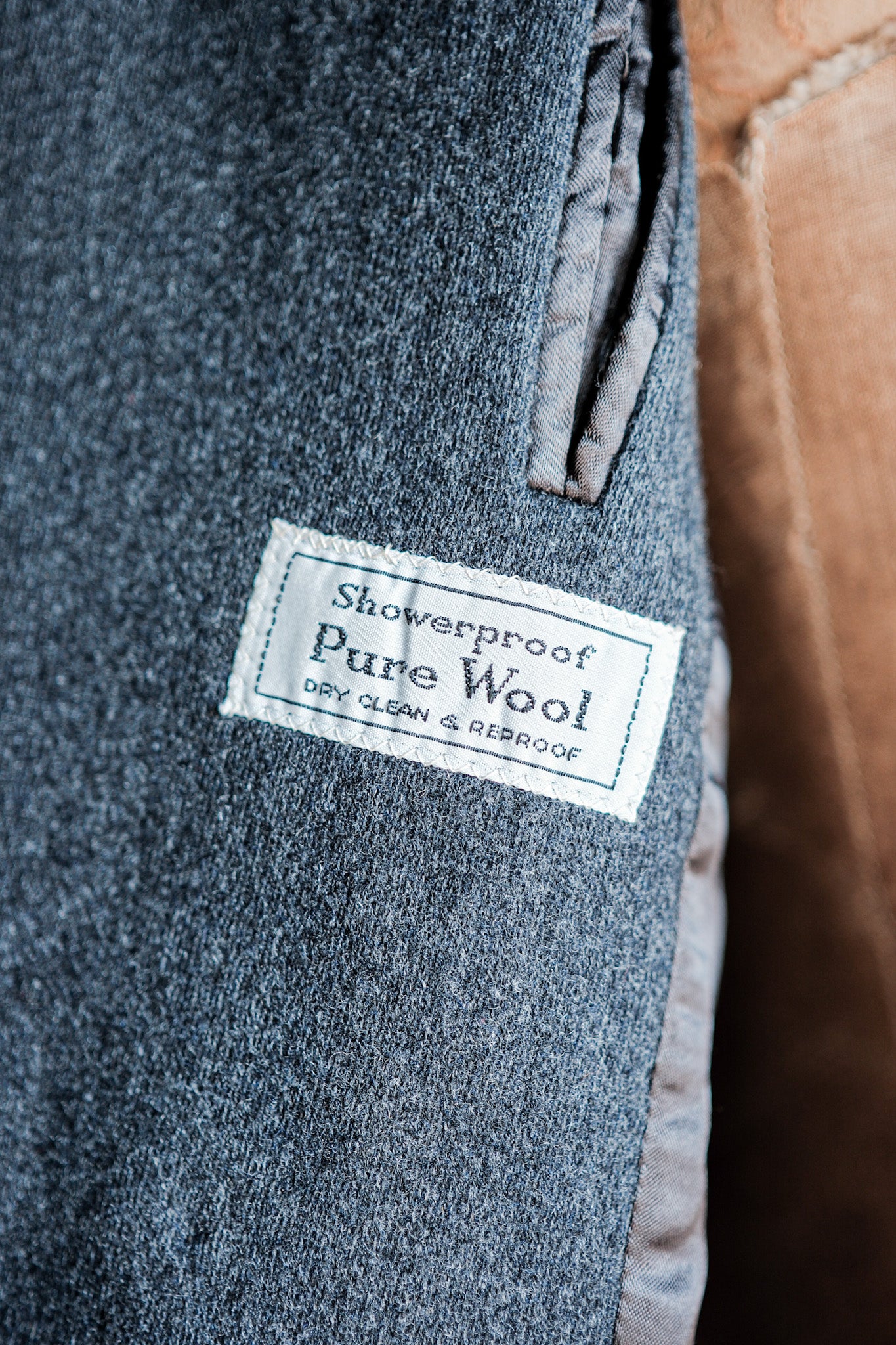 【~70's】Vintage Aquascutum Single Raglan Wool Rider Coat