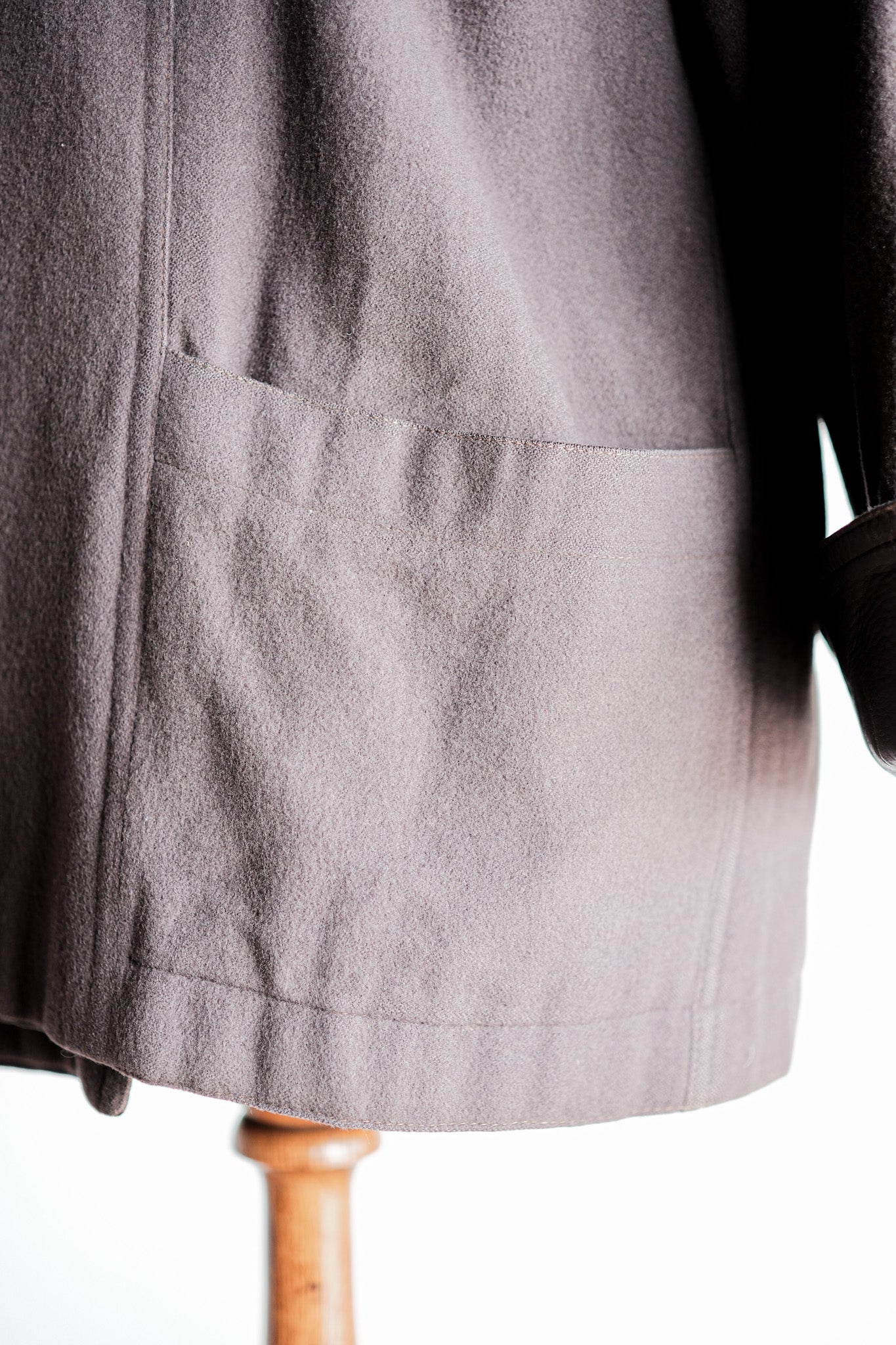 【~80's】Old Gucci Wool Leather Jacket Size.42