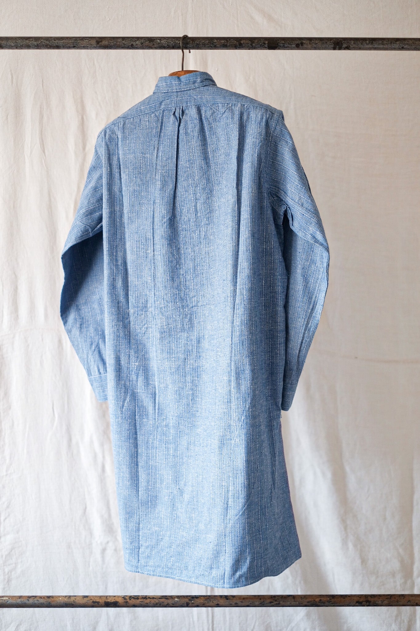 【~30's】French Vintage Grandpa Shirt "Dead Stock"