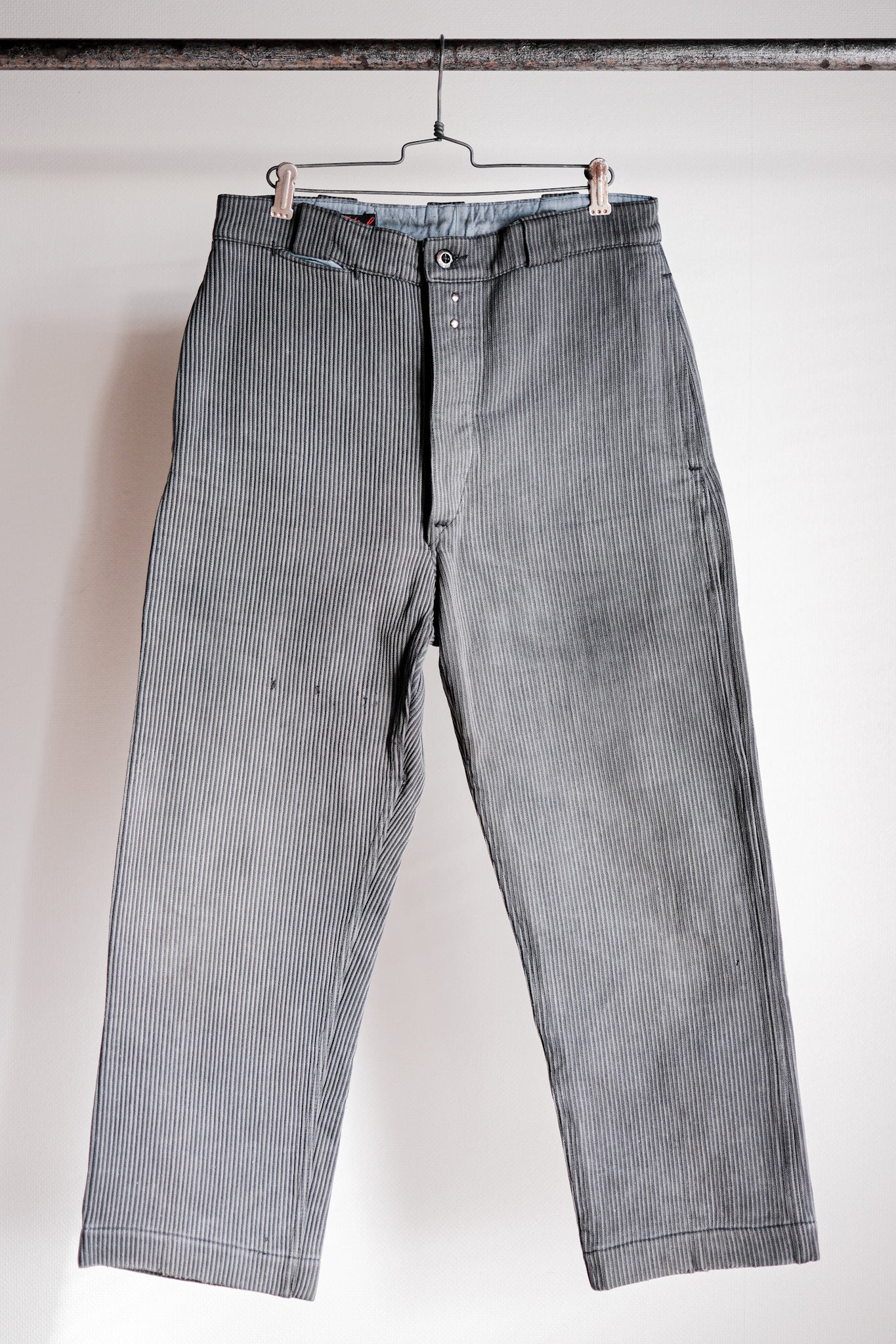 【~50's】French Vintage Cotton Pique Work Pants