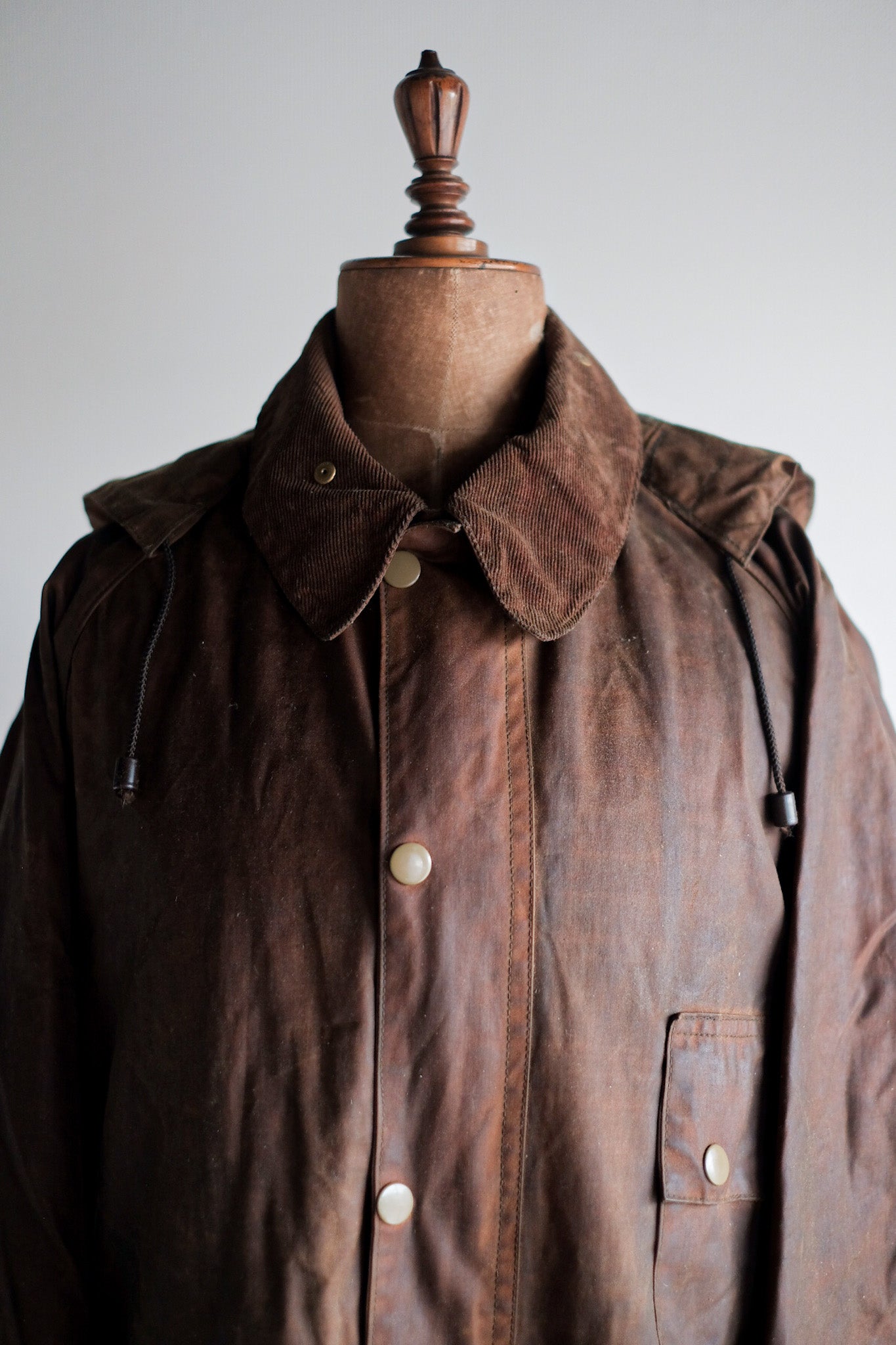 【~60's】Vintage Barbour "Solway Zipper" Yellow Label