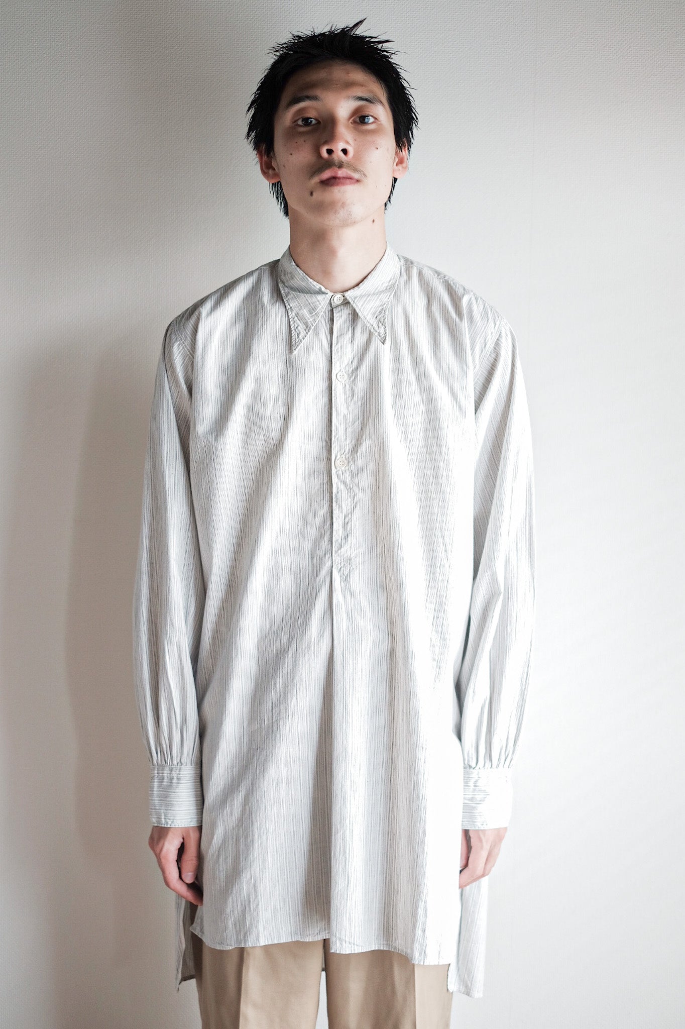 【~40's】French Vintage Grandpa Shirt