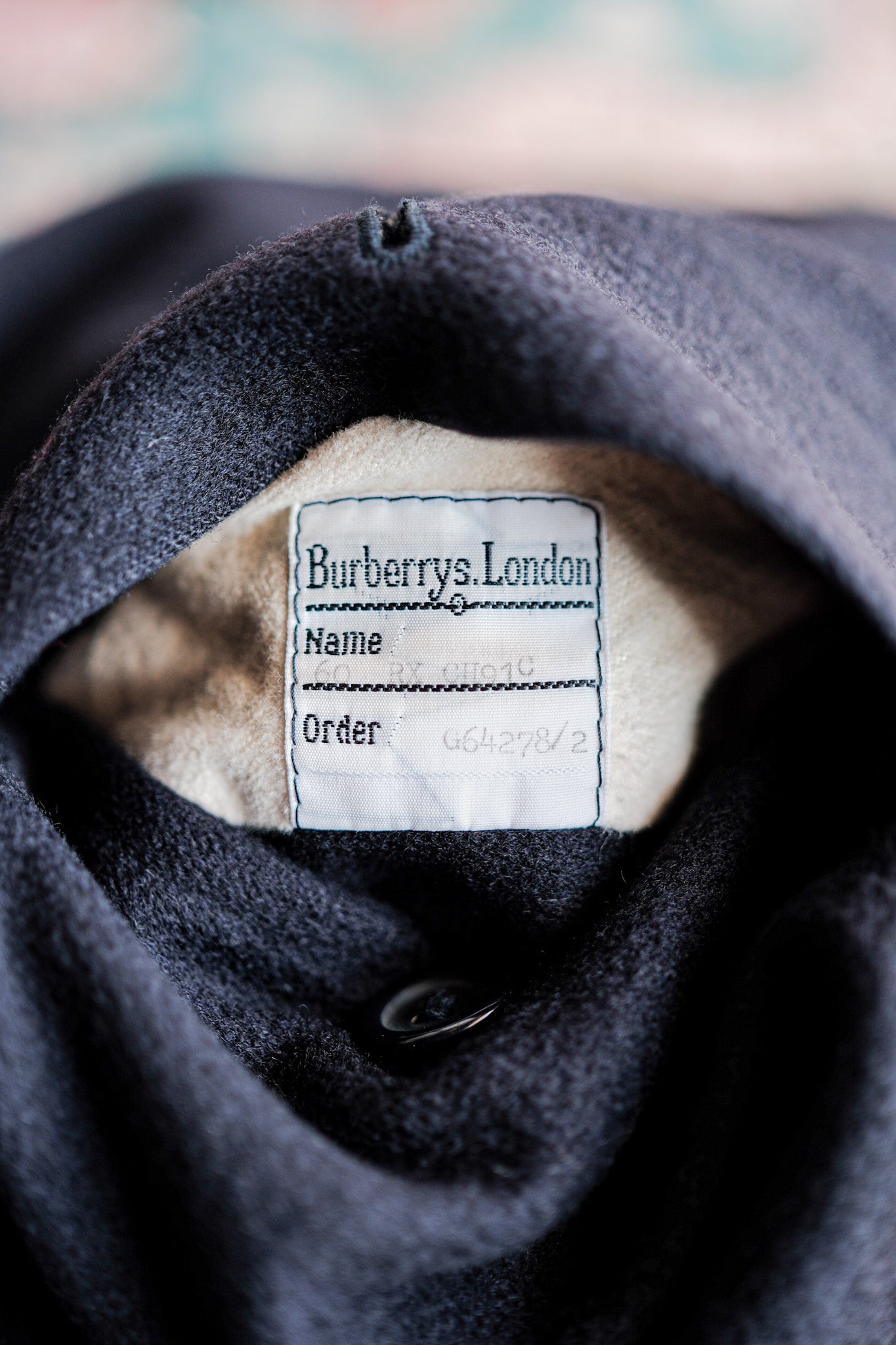 【~90's】Vintage Burberry's Single Raglan Balmacaan Coat Size.60RX "PURE CASHMERE"