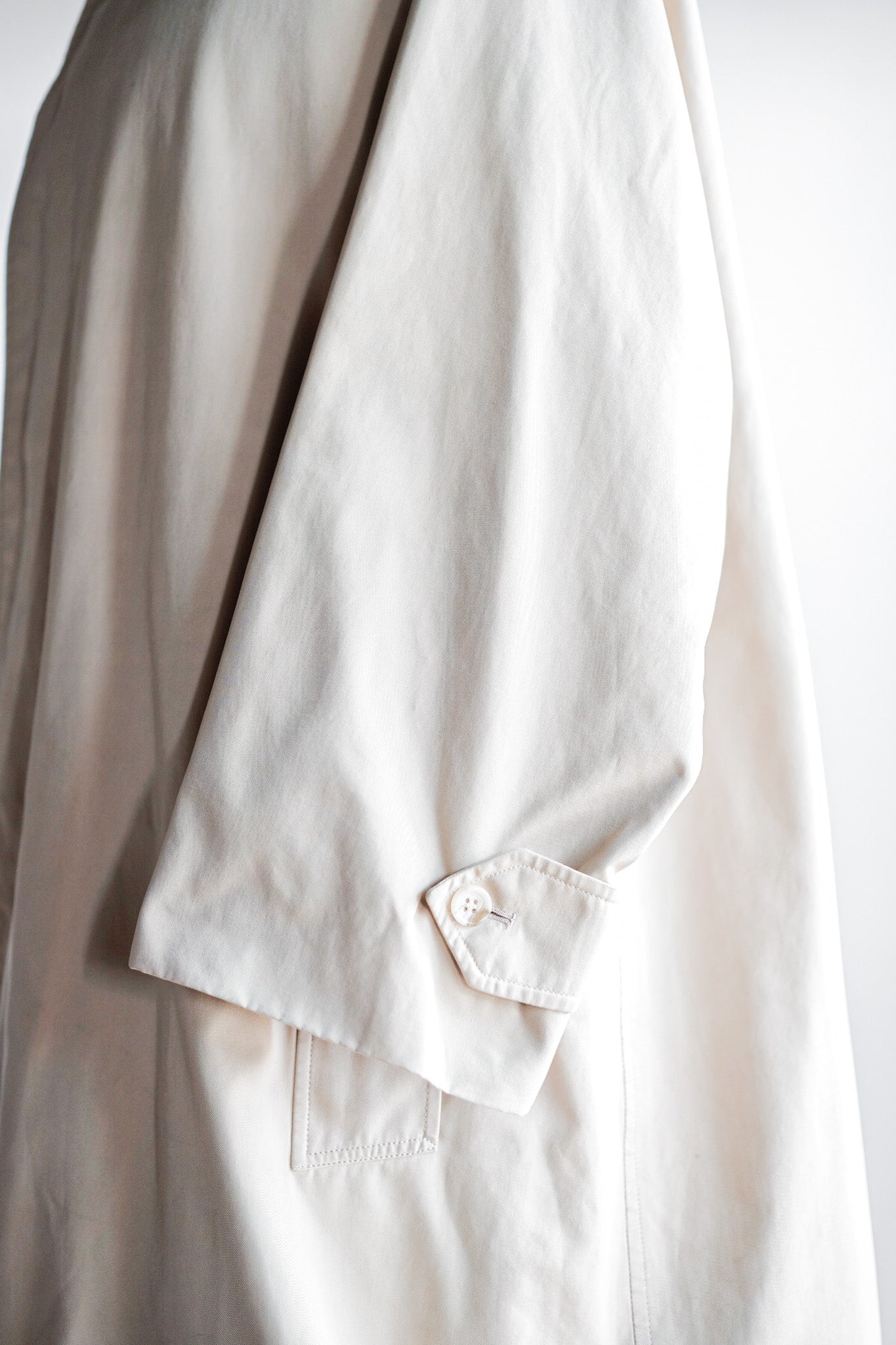【~70's】Vintage Burberry's Single Raglan Balmacaan Coat C100 Size.52REG