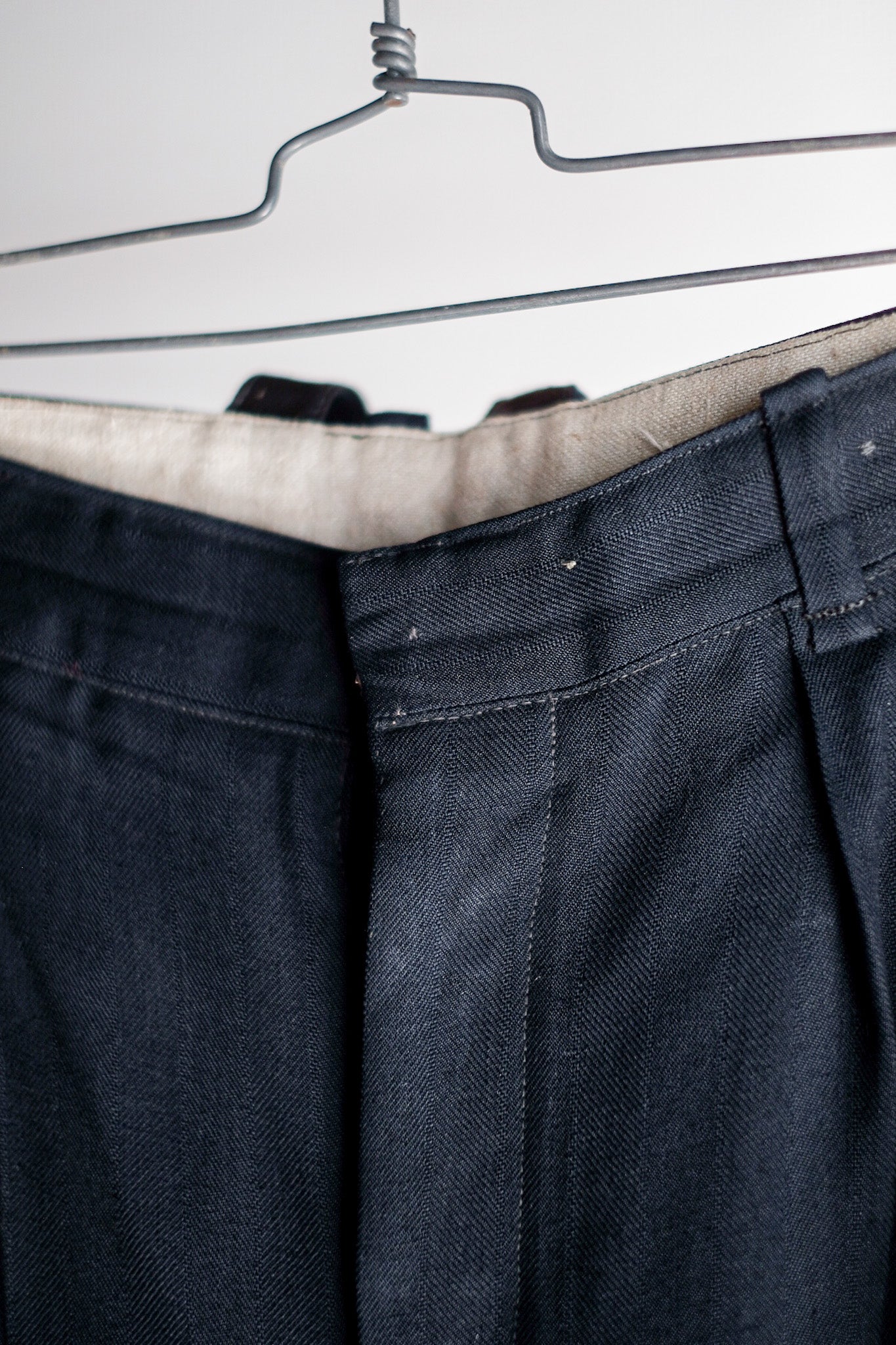 【~40's】German Vintage Rayon Wool Trousers