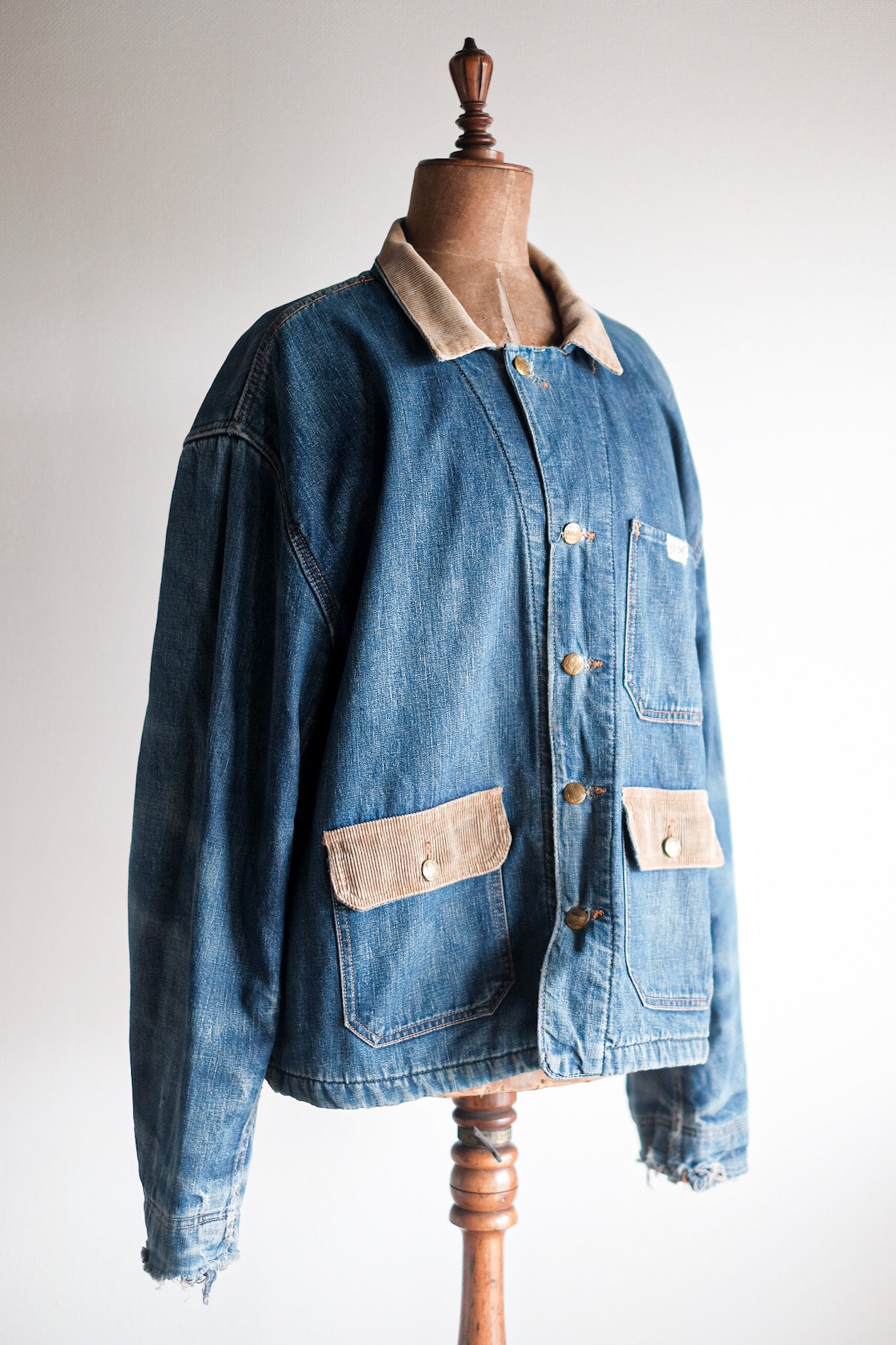 【~40's】American Vintage Denim Coverall With Blanket "BIG SMITH"