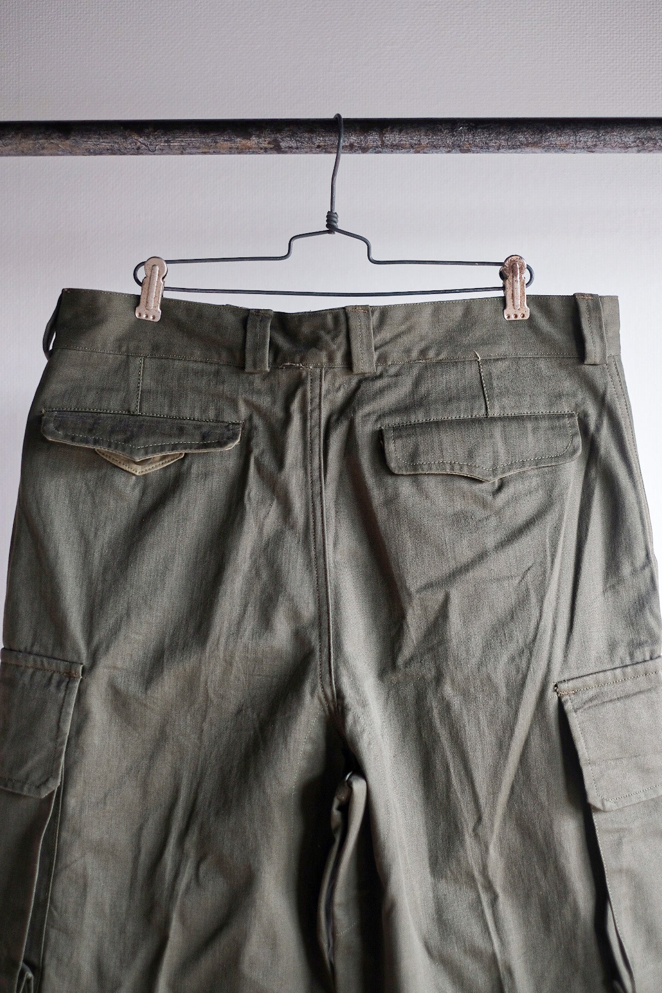 【~60's】French Army M47 Field Trousers Size.33 "Dead Stock"