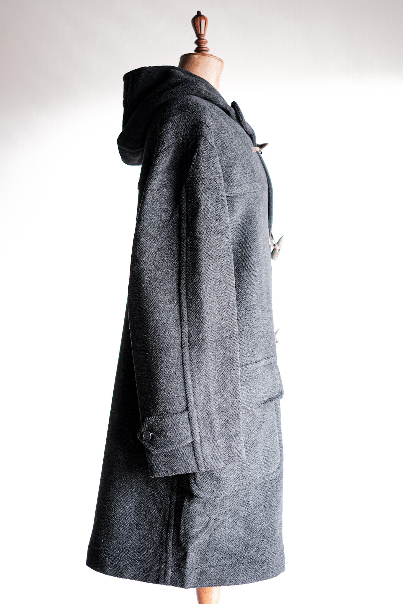 【~90's】Old INVERTERE Wool Duffle Coat "Moorbrook"