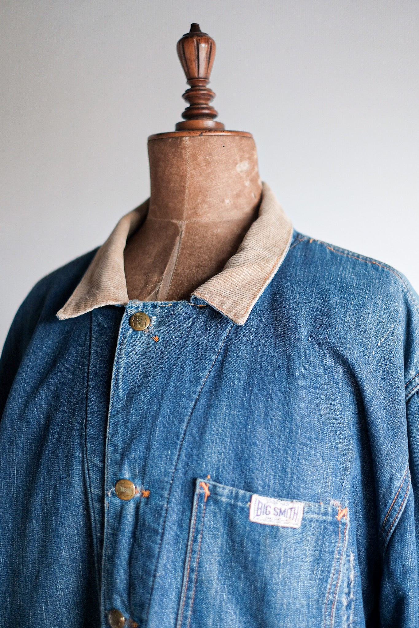 【~40's】American Vintage Denim Coverall With Blanket "BIG SMITH"