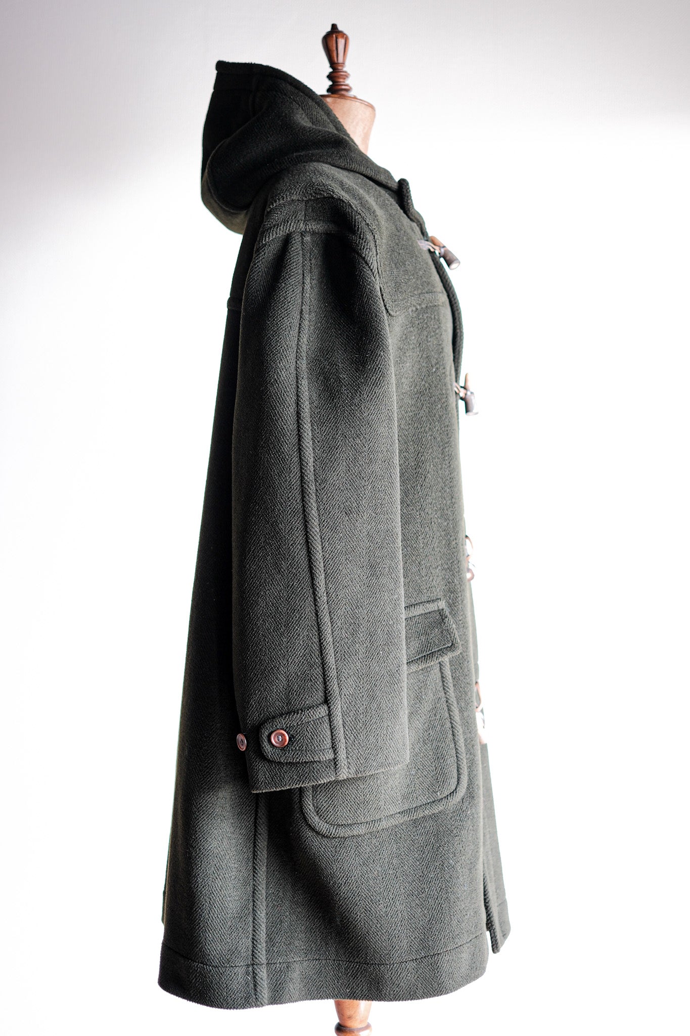 【~90's】Old INVERTERE Wool Duffle Coat "Moorbrook"