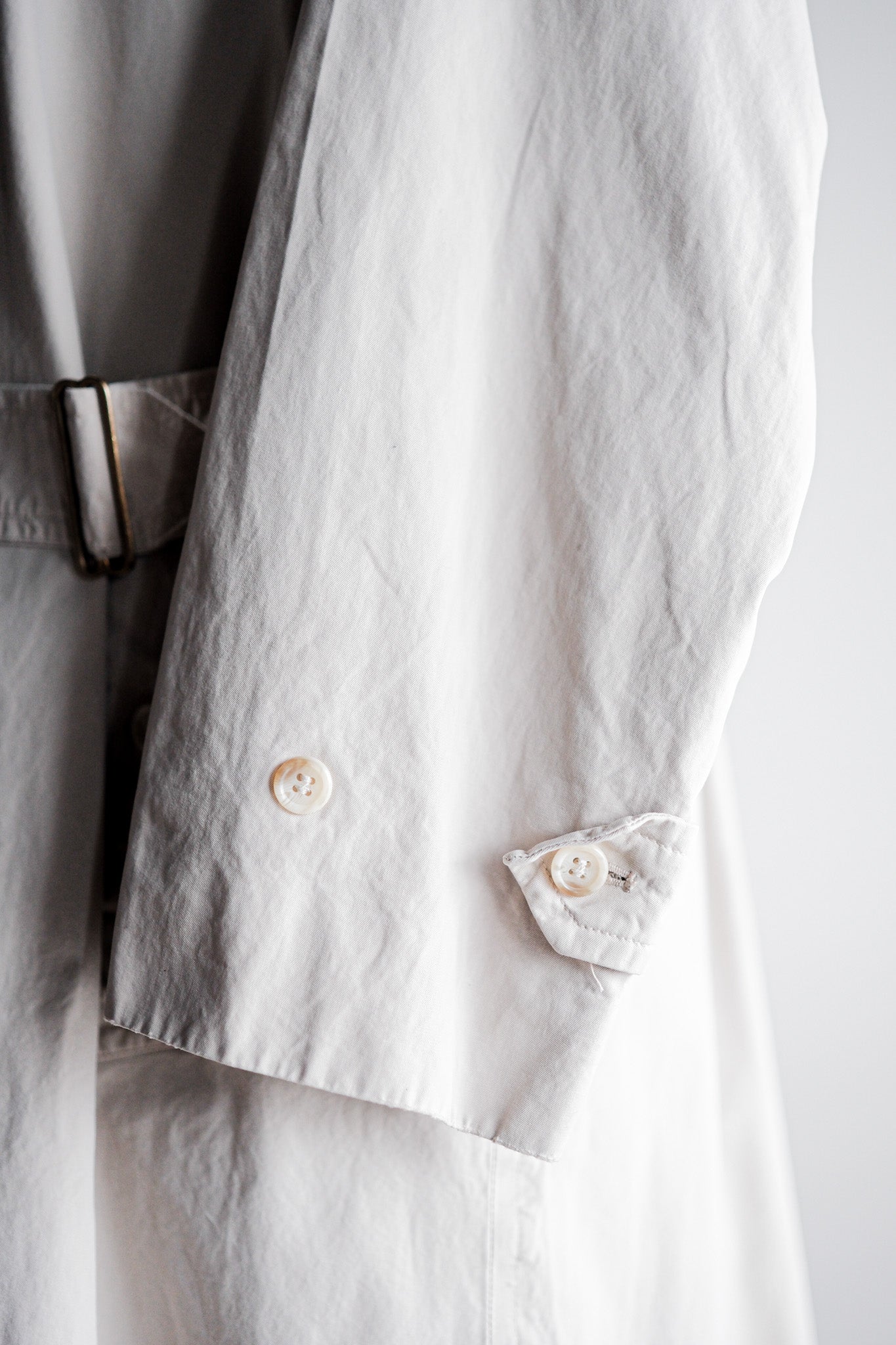 【~80's】Vintage Burberry's Single Raglan Tielocken Coat C100 Size.46REG