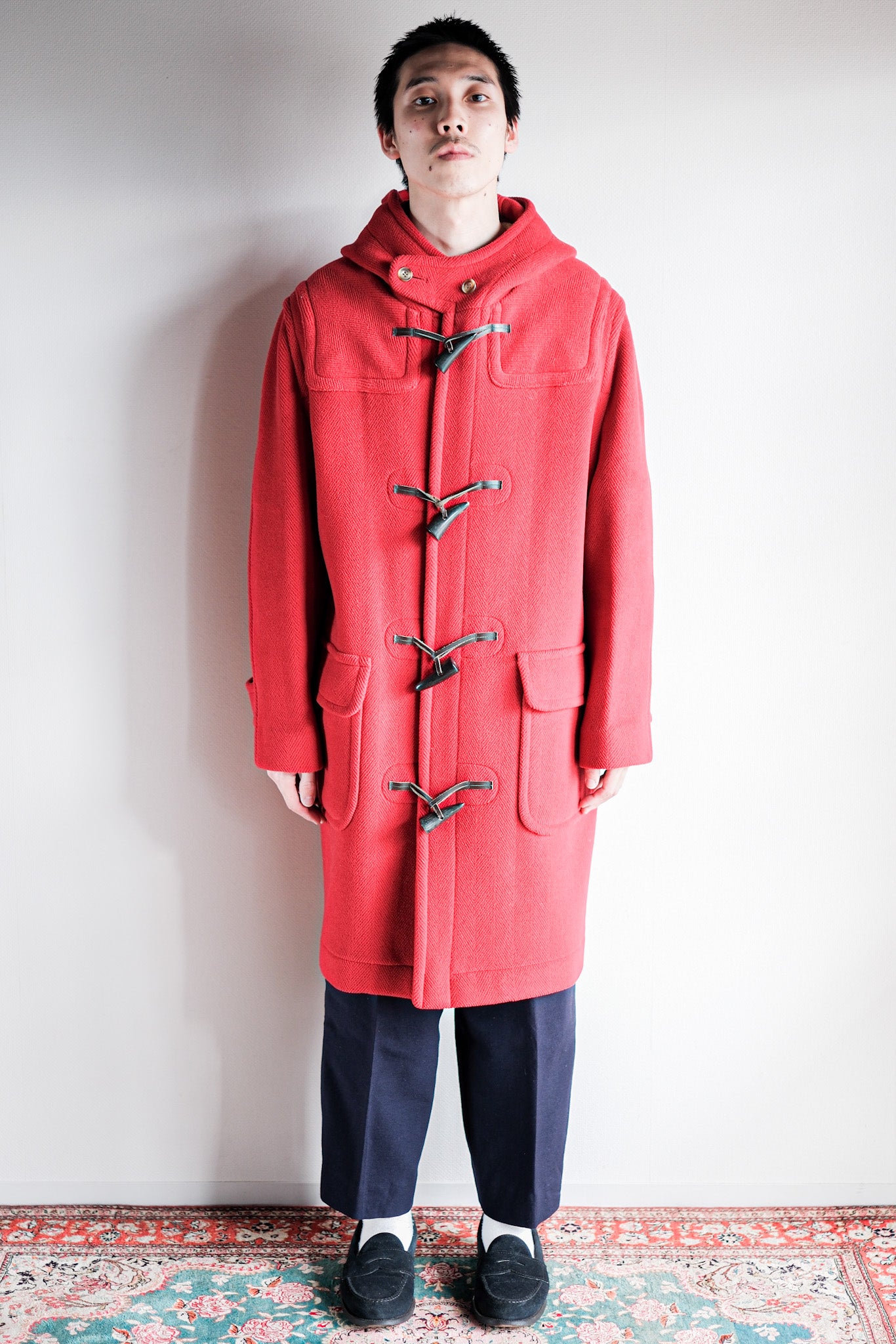 【~90's】OLD ENGLAND PARIS Wool Duffle Coat "Moorbrook"