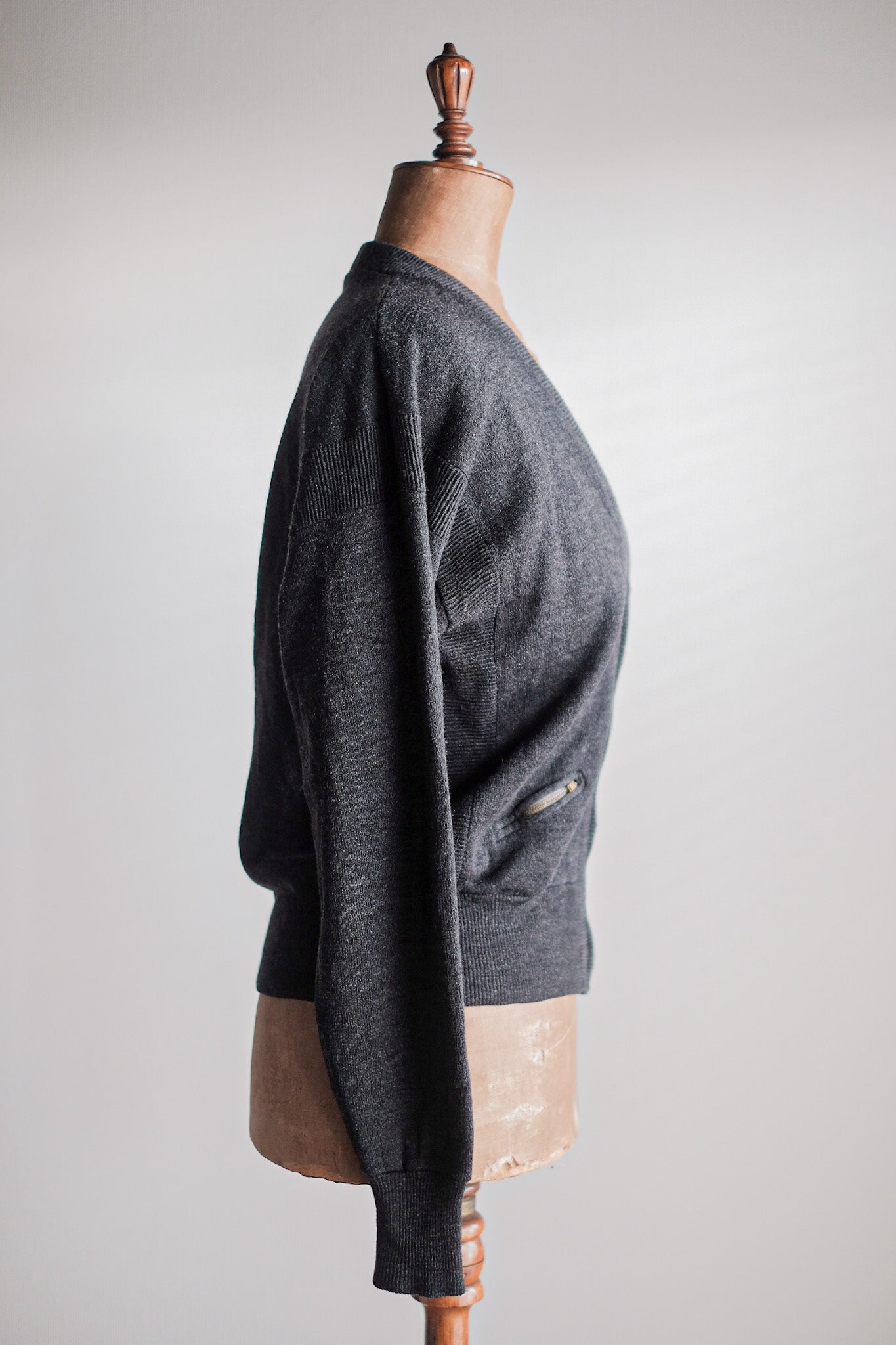 【~40's】French Vintage Wool Cardigan