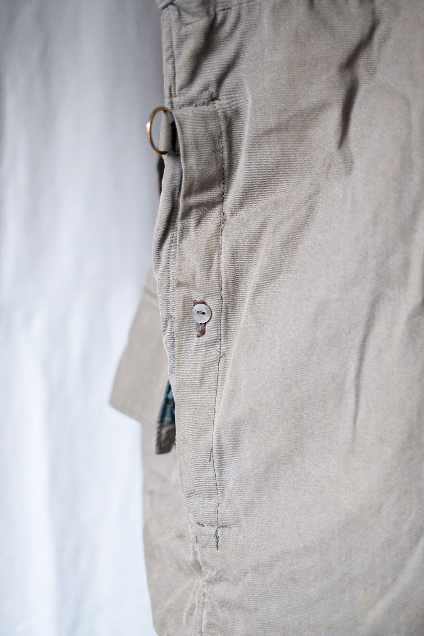【~60's】French Vintage Cotton Hunting Jacket "Belle Jardiniere"