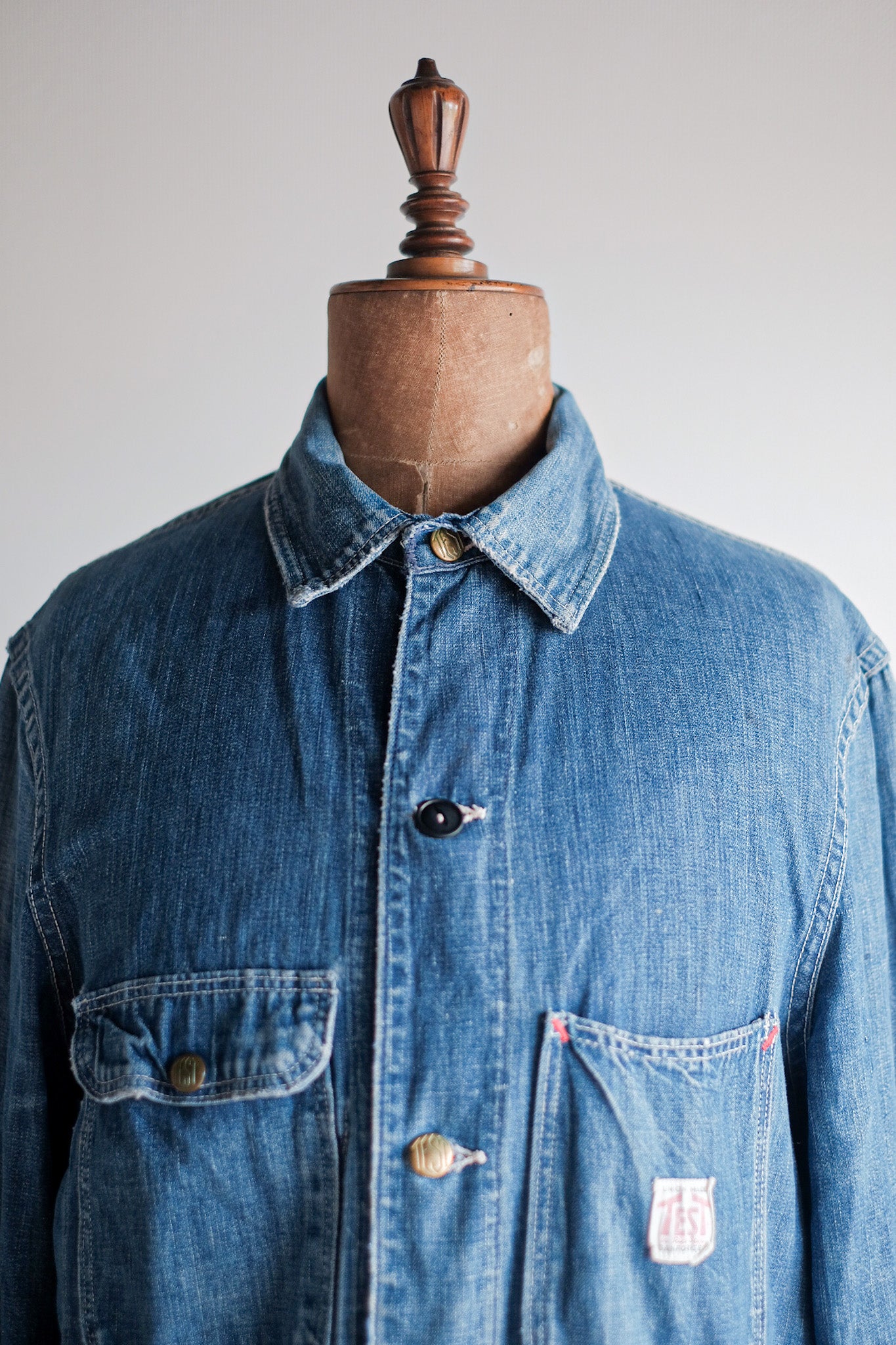 【~40's】American Vintage Denim Coverall "TEST by Rice-Stix"