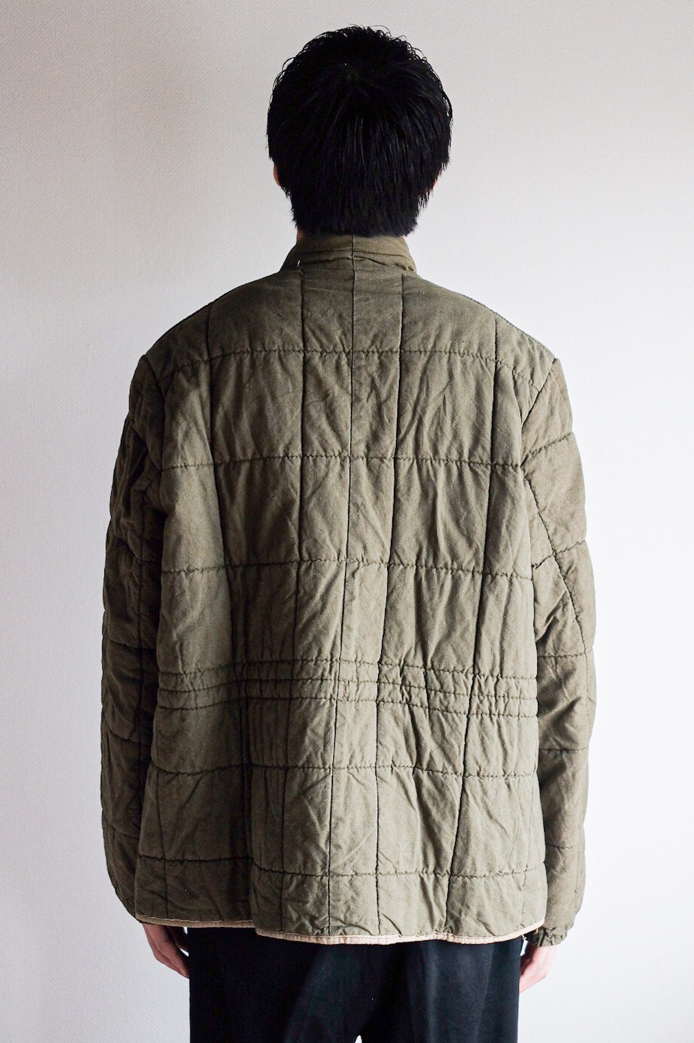 【~50's】French Army Quilted Liner Jacket Size.6