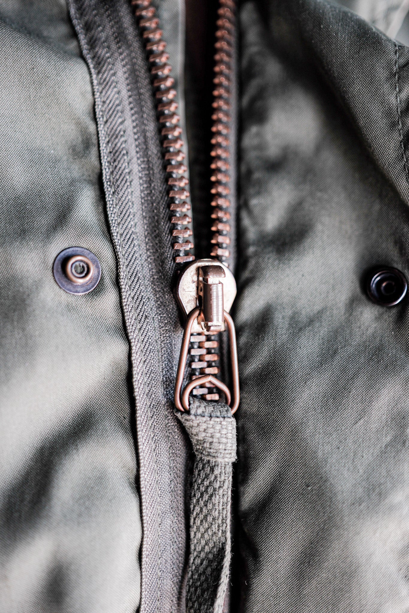 【~80's】U.S.ARMY M-65 Fishtail Parka Size.LARGE "Full Set"