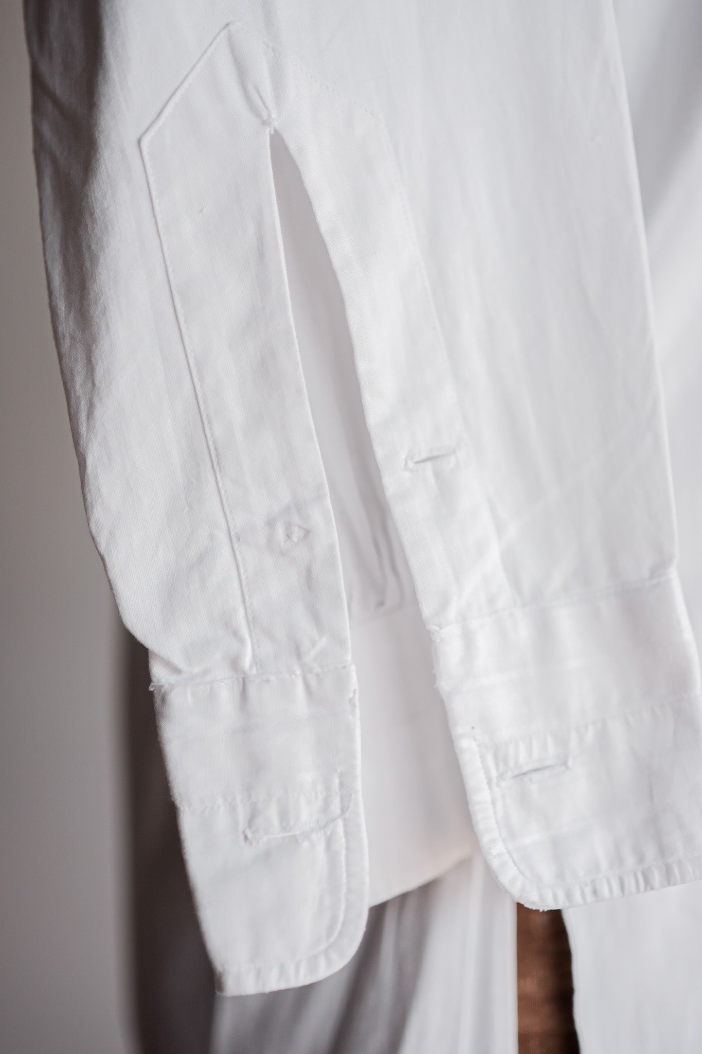 【~30's】French Vintage Cotton Dress Shirt "Belle Jardiniere"