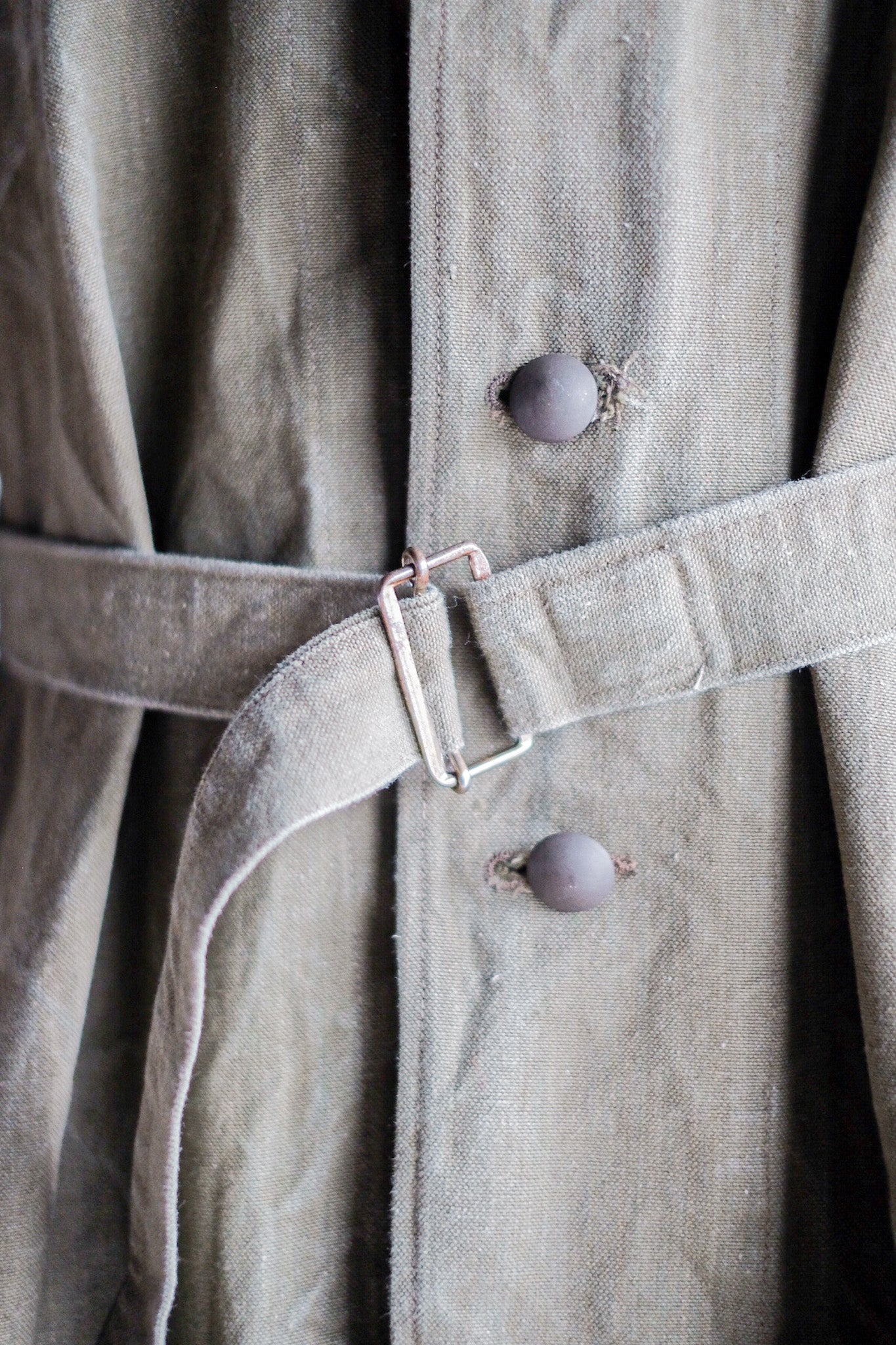 【~50's】French Army M35 Motorcycle Coat Size.2 "Dead Stock"