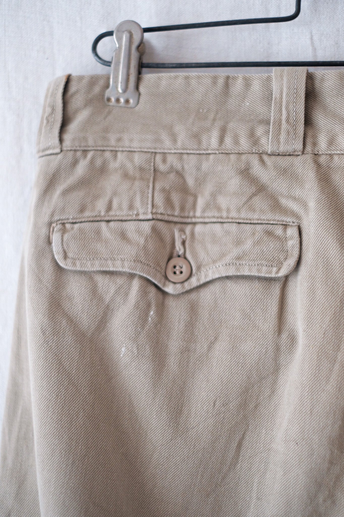 【~60's】French Army M52 Chino Trousers Size.12