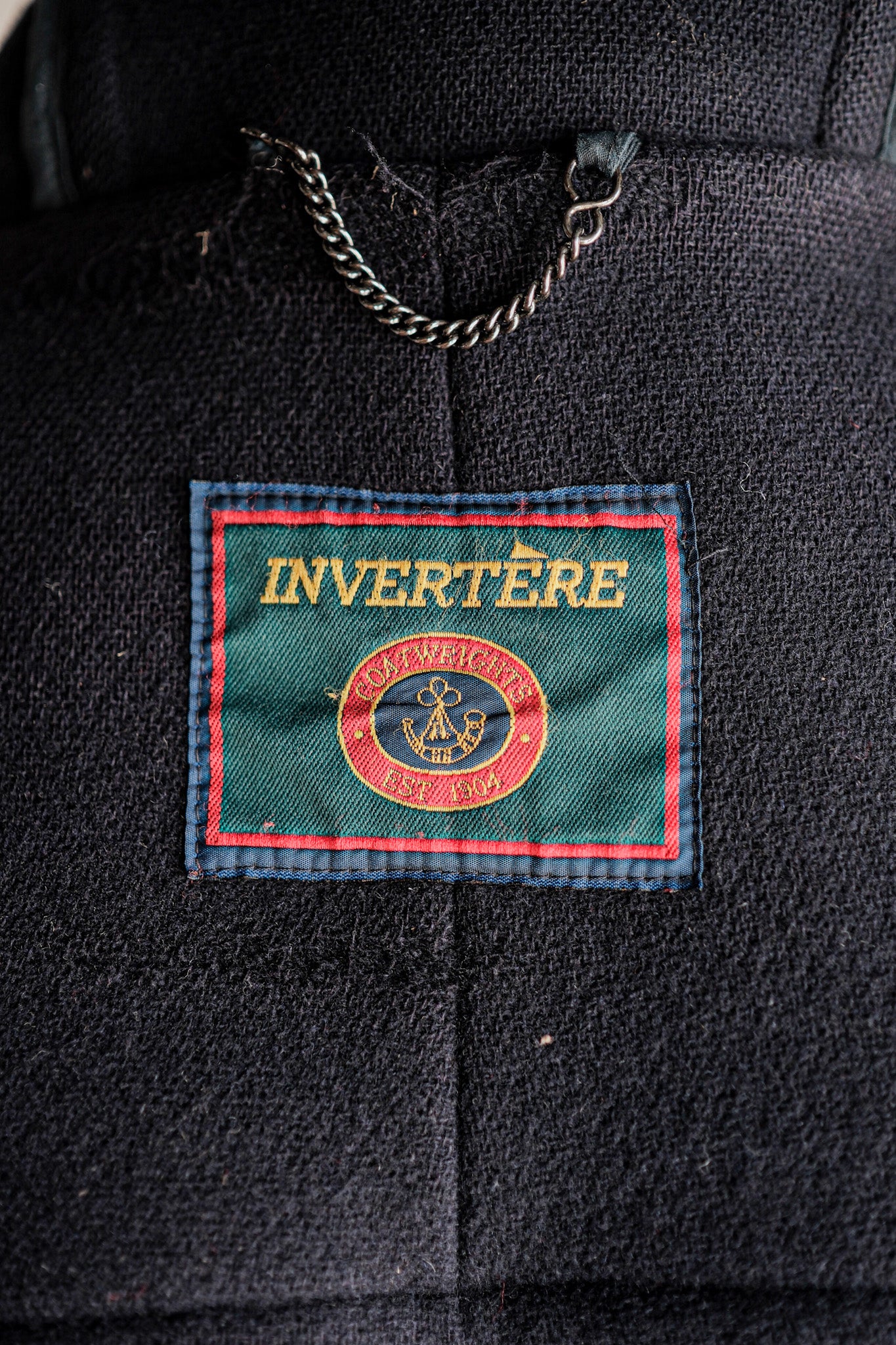 【~90's】Old INVERTERE Wool Duffle Coat Size.42 "Moorbrook"